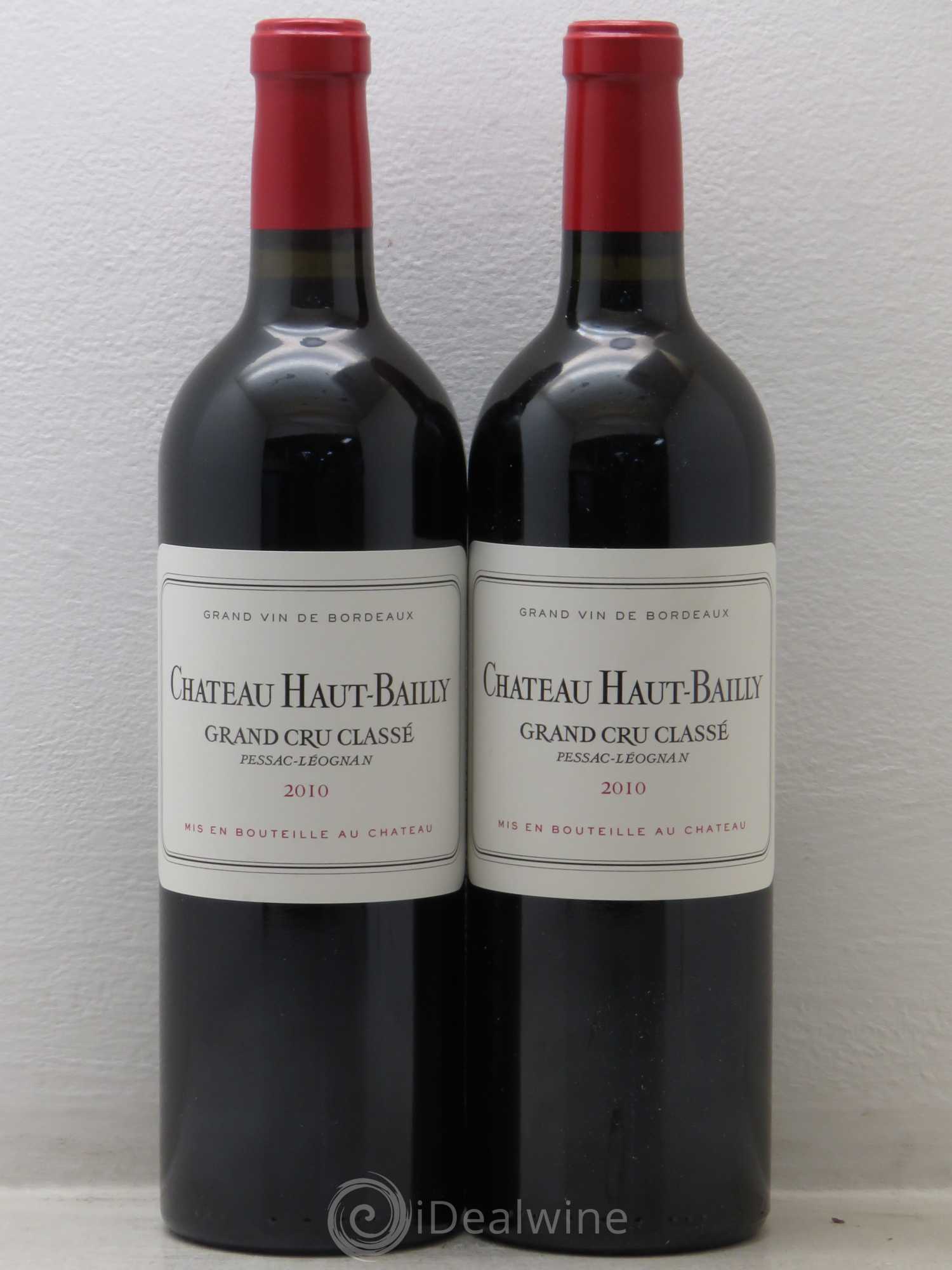 Château Haut-Bailly Cru Classé de Graves 2010 - Lot de 2 bouteilles - 0