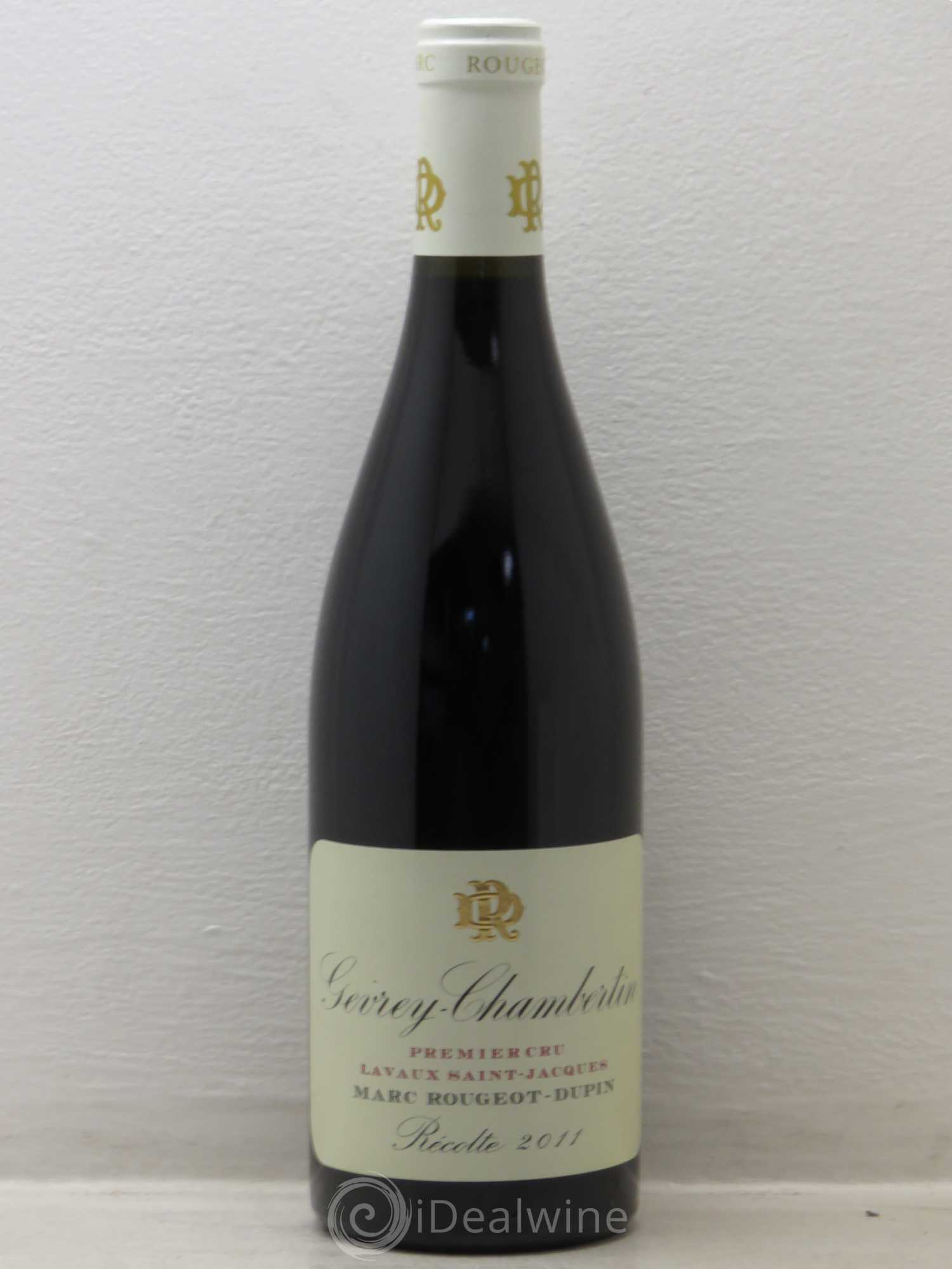Gevrey-Chambertin 1er Cru Lavaux St Jacques - Rougeot Dupin (sans prix de réserve) 2011 - Posten von 1 Flasche - 0