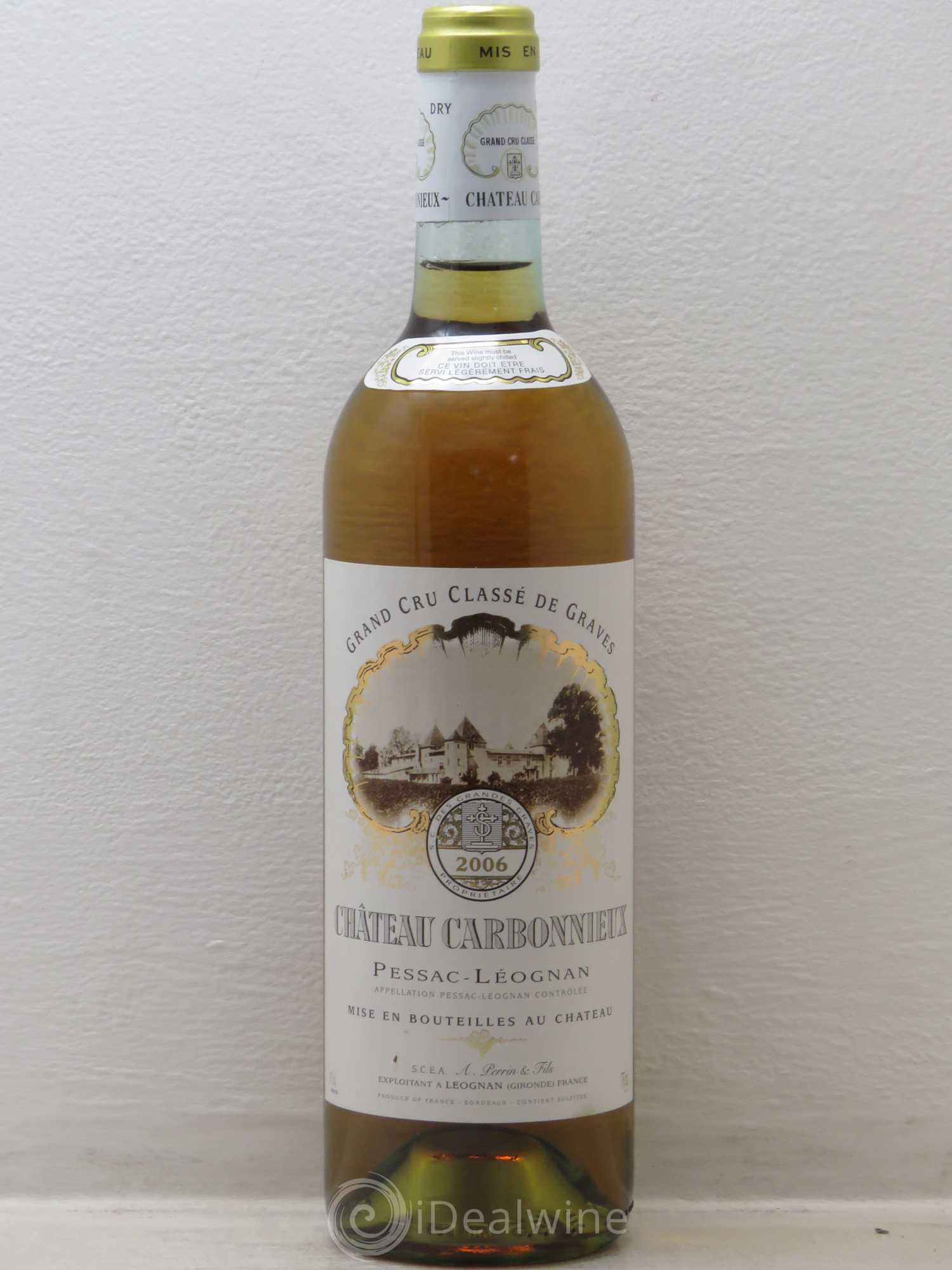 Château Carbonnieux Cru Classé de Graves 2006 - Lot de 1 bouteille - 0