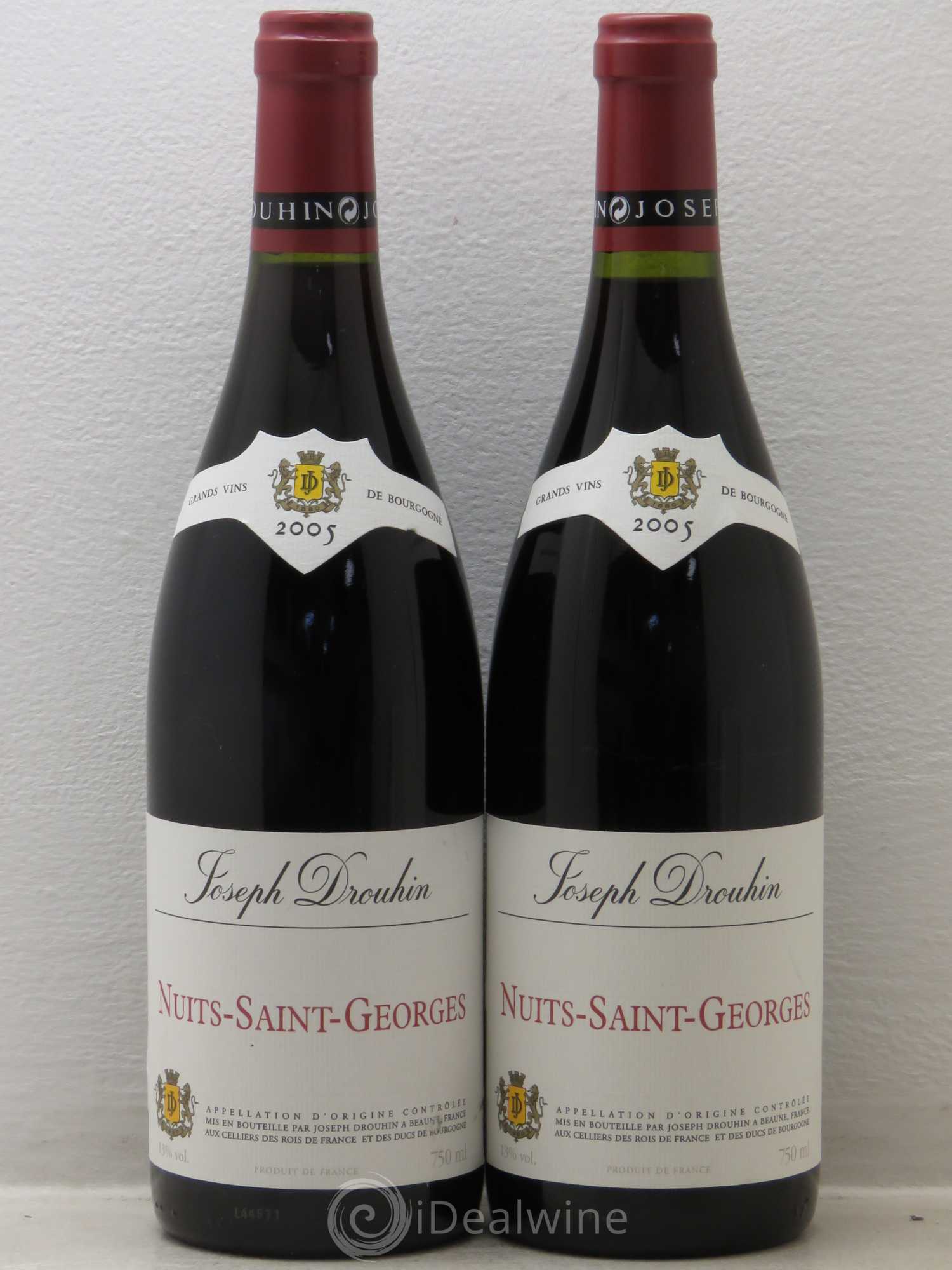 Nuits-Saint-Georges Drouhin 2005 - Lot de 2 bouteilles - 0