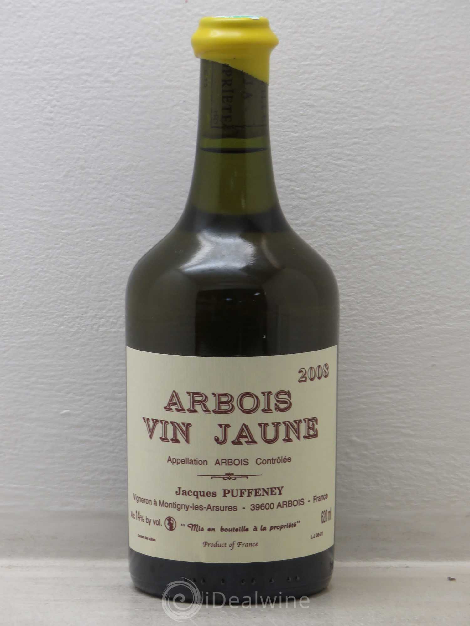 Arbois Vin Jaune Puffeney (sans prix de réserve) 2008 - Posten von 1 Flasche - 0
