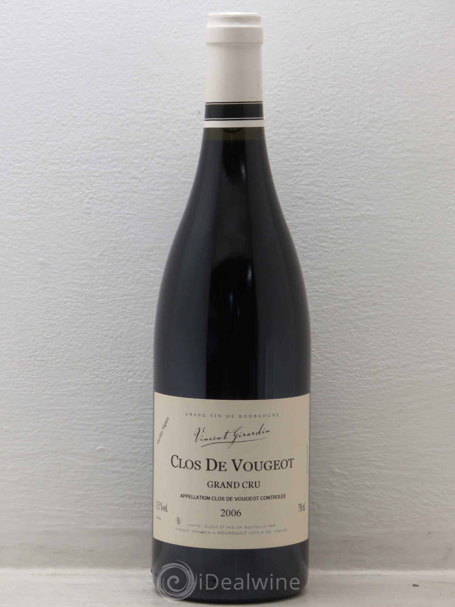 Clos de Vougeot Grand Cru Vieilles Vignes - Girardin (sans prix de réserve) 2006 - Posten von 1 Flasche - 0
