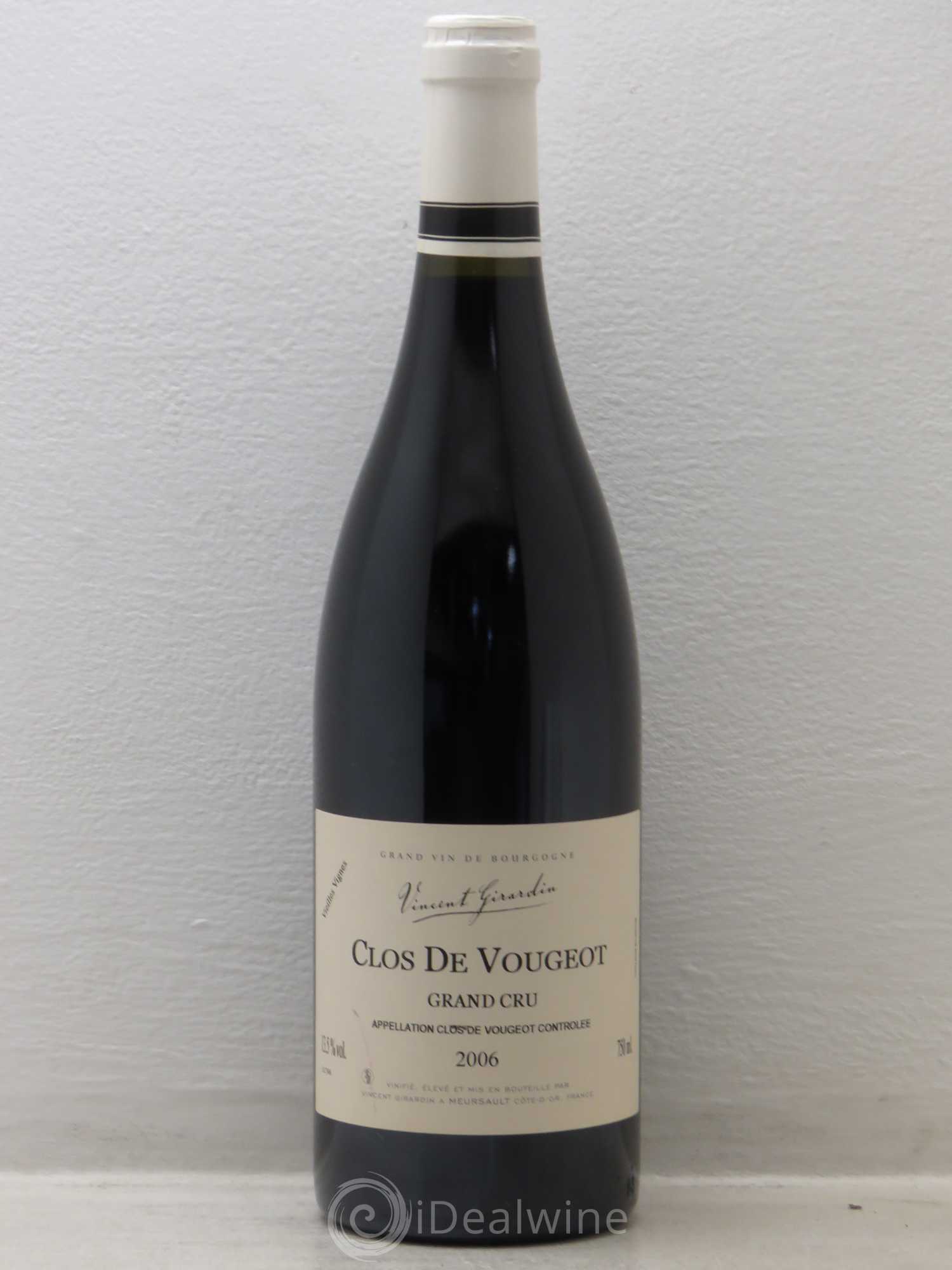 Clos de Vougeot Grand Cru Vieilles Vignes - Girardin (sans prix de réserve) 2006 - Posten von 1 Flasche - 0