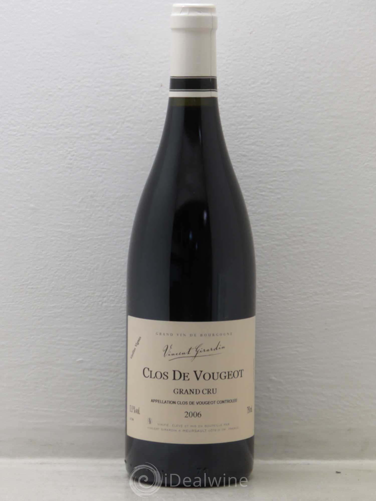 Clos de Vougeot Grand Cru Vieilles Vignes - Girardin (sans prix de réserve) 2006 - Posten von 1 Flasche - 0