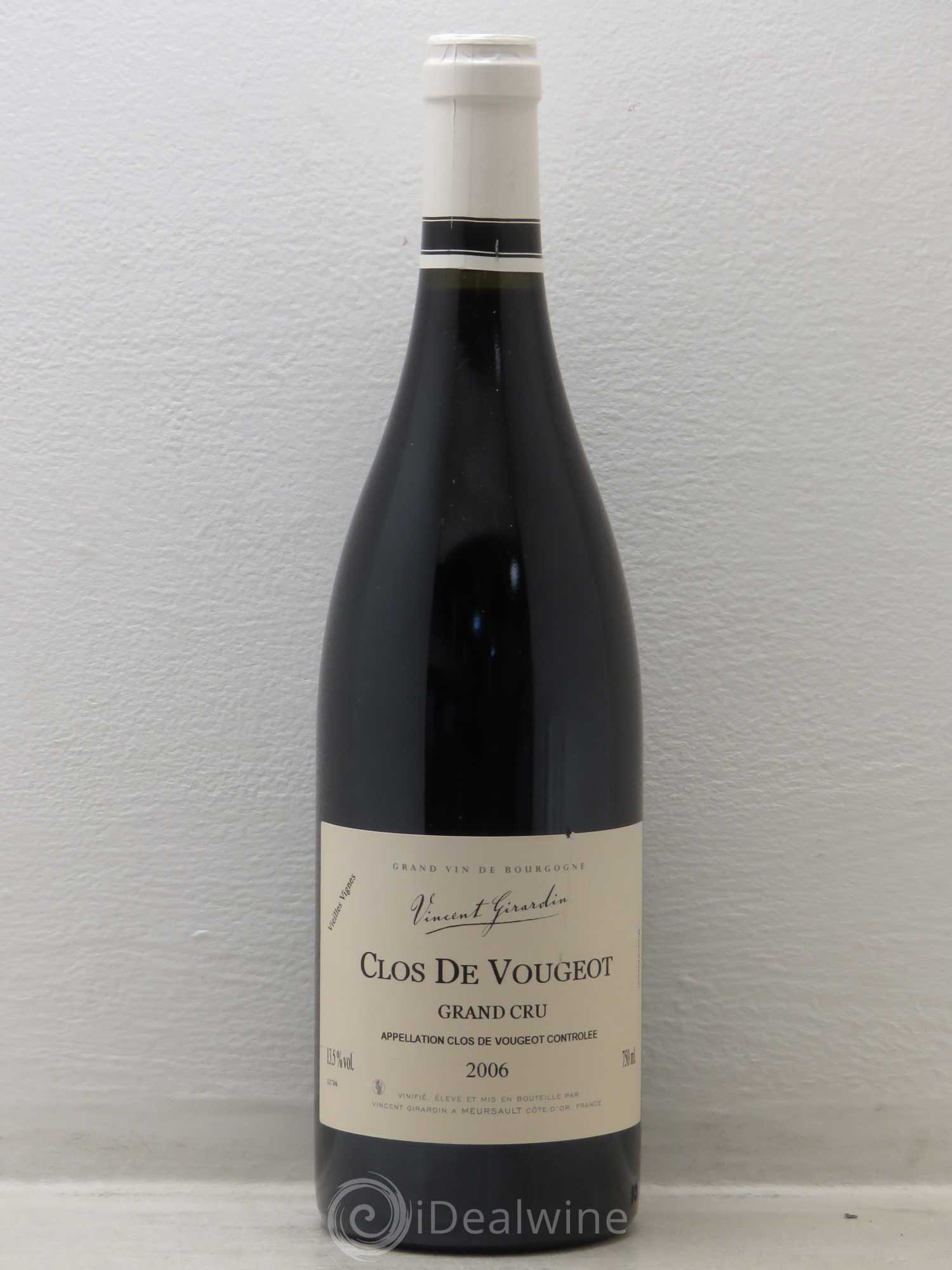 Clos de Vougeot Grand Cru Girardin vieilles vignes 2006 - Posten von 1 Flasche - 0