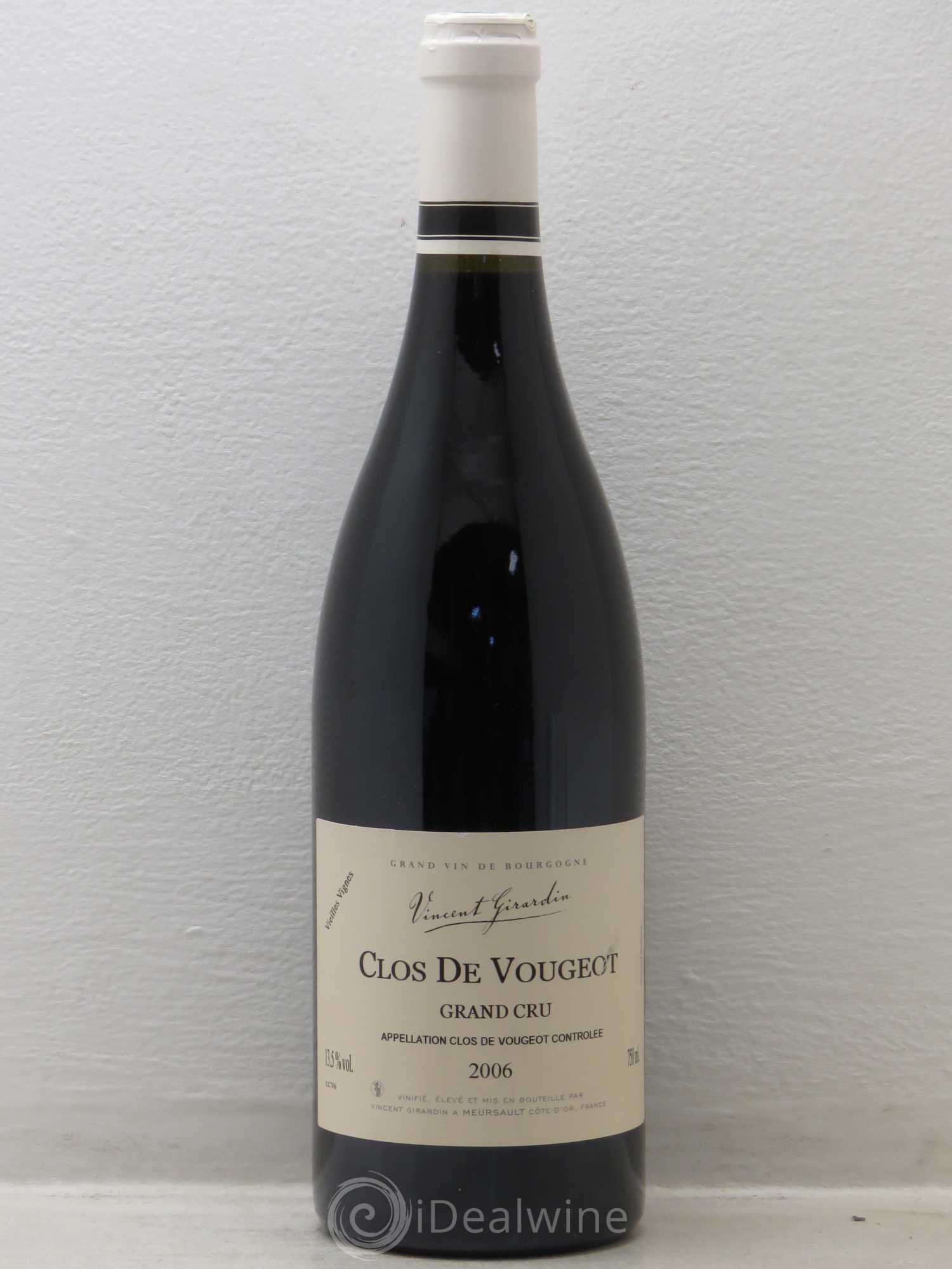 Clos de Vougeot Grand Cru Vieilles Vignes - Girardin (sans prix de réserve) 2006 - Posten von 1 Flasche - 0