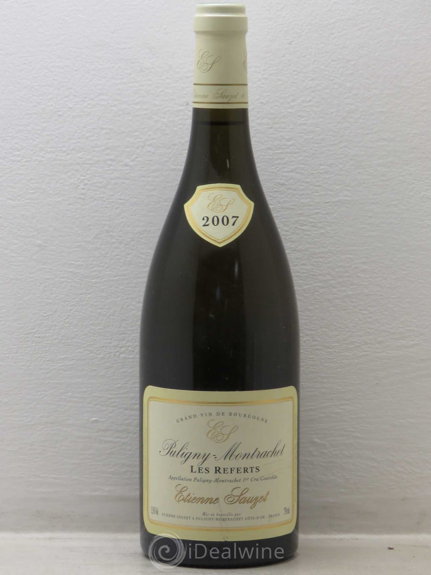 Puligny-Montrachet 1er Cru Les Referts Etienne Sauzet (sans prix de réserve) 2007 - Lot de 1 bouteille - 0