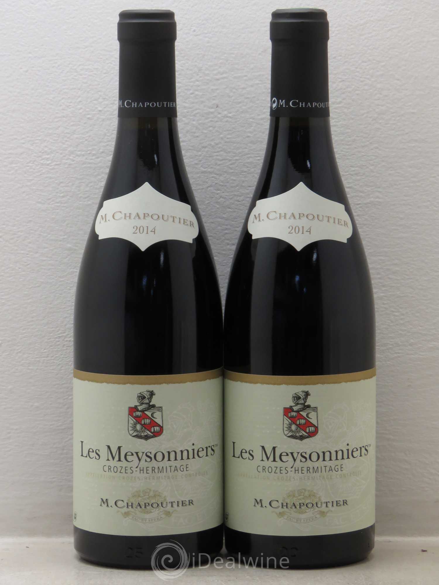 Crozes-Hermitage Meyzonnier - Chapoutier 2014 - Posten von 2 Flaschen - 0