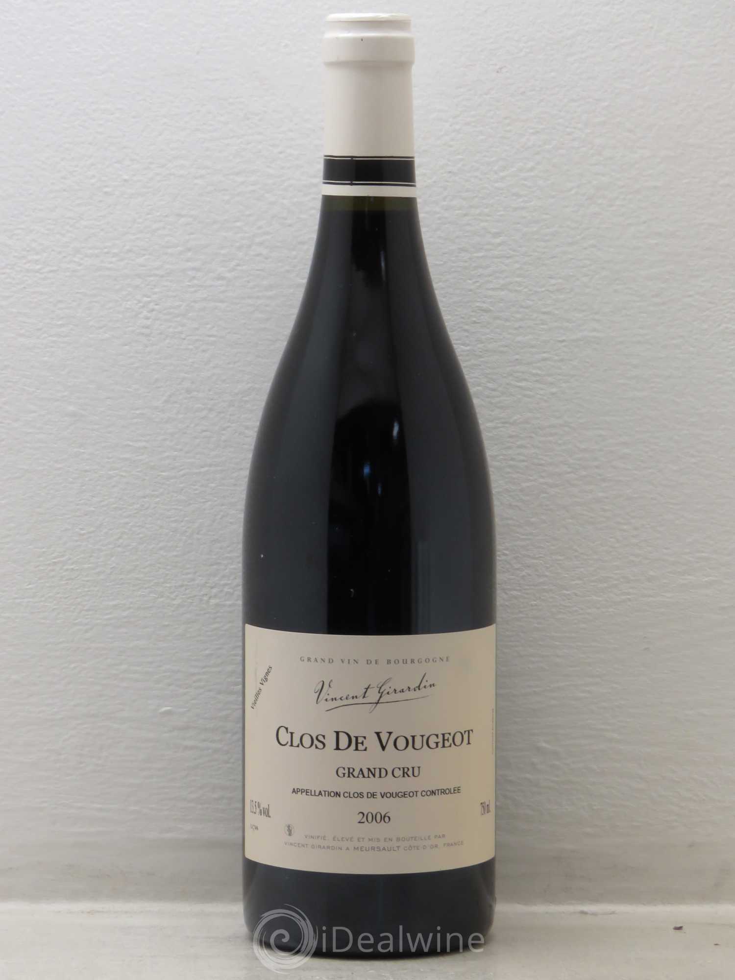 Clos de Vougeot Grand Cru Vieilles Vignes - Girardin (sans prix de réserve) 2006 - Posten von 1 Flasche - 0