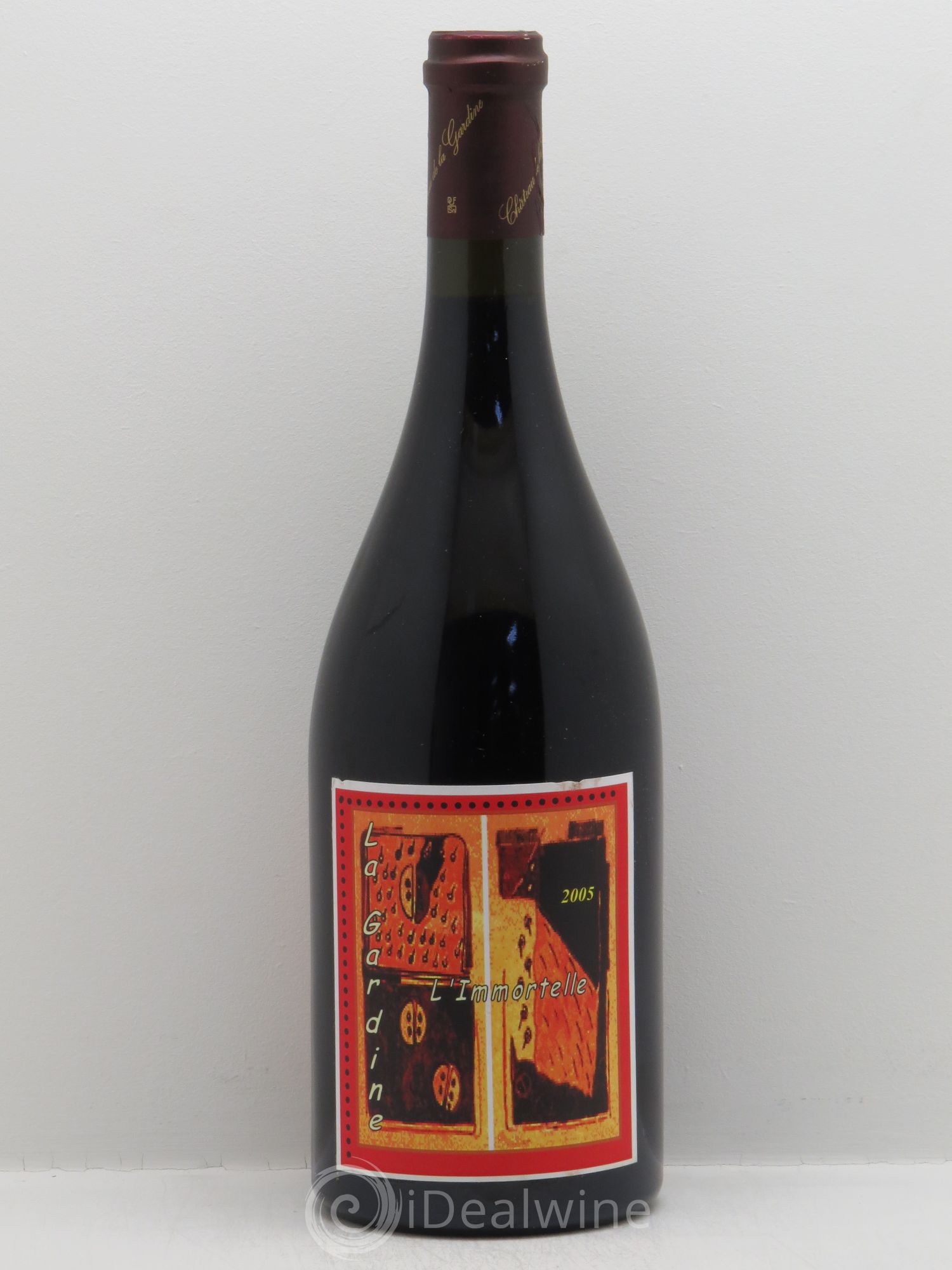 Châteauneuf-du-Pape Château de La Gardine L'Immortelle Famille Brunel 2005 - Lot de 1 bouteille - 0