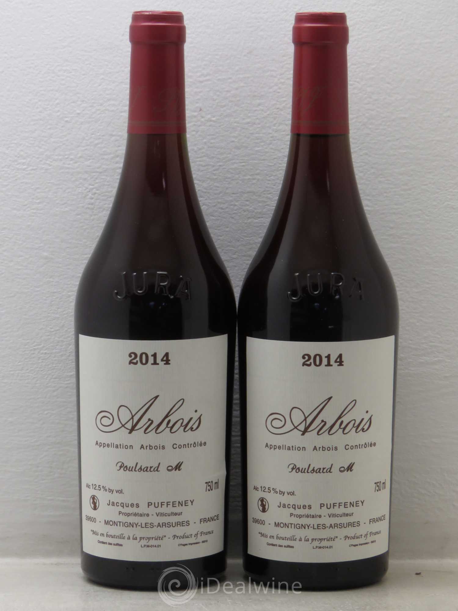 Arbois Poulsard - M Puffeney (sans prix de réserve) 2014 - Posten von 2 Flaschen - 0