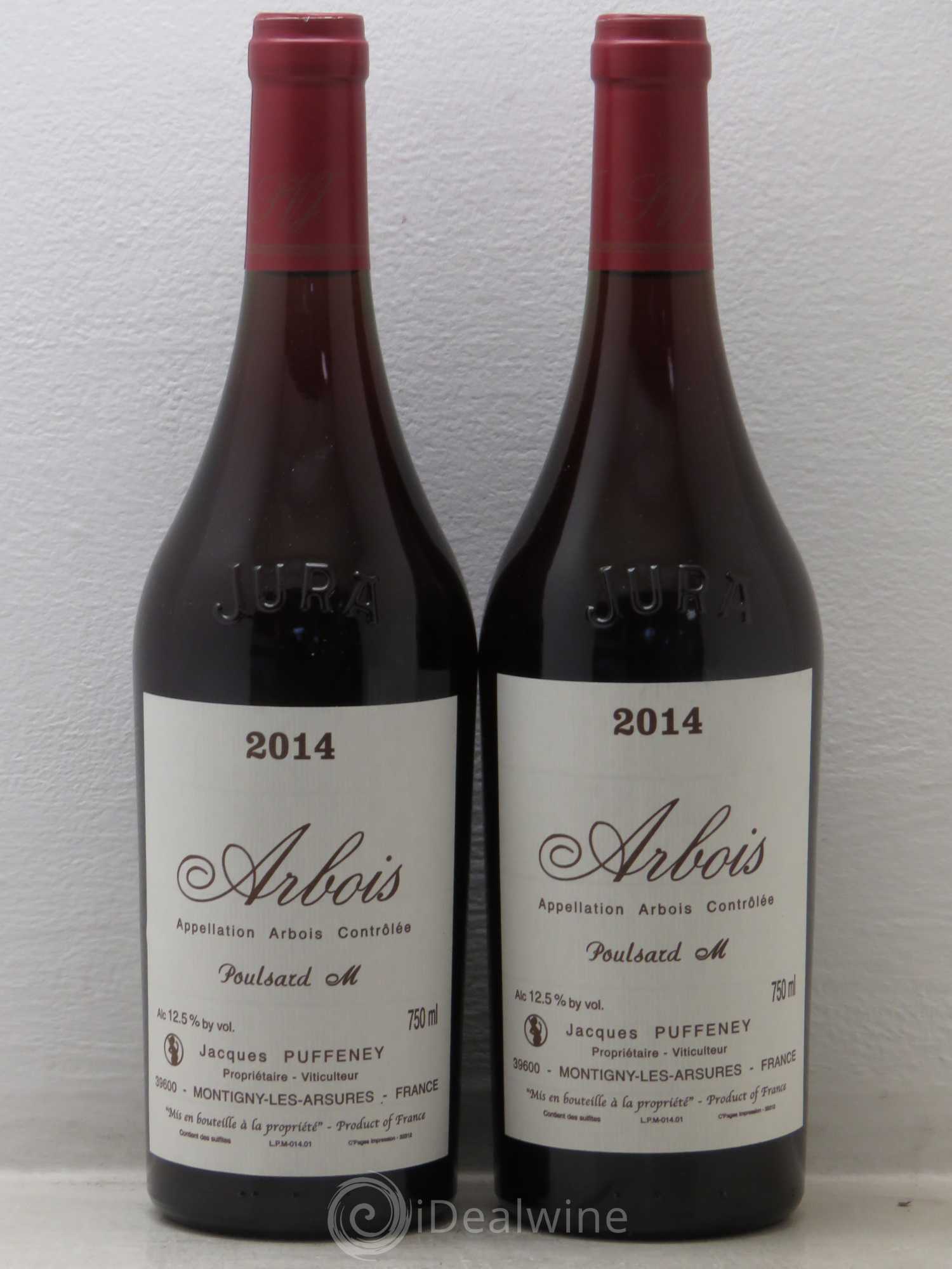 Arbois Poulsard - M Puffeney (sans prix de réserve) 2014 - Posten von 2 Flaschen - 0