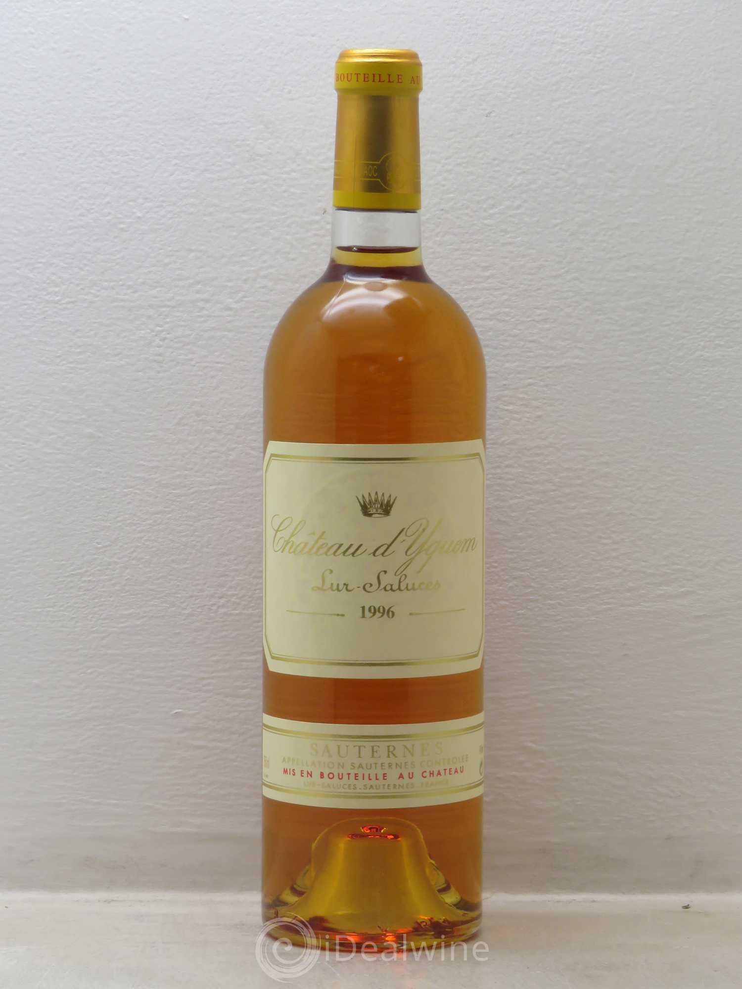 Château d' Yquem 1er Cru Classé Supérieur 1996 - Lotto di 1 bottiglia - 0