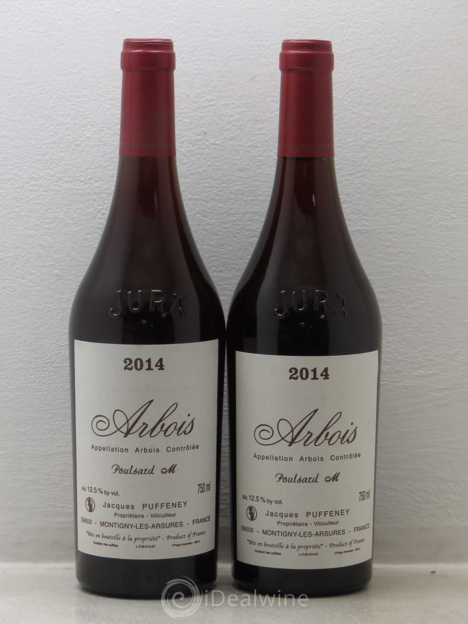 Arbois Poulsard - M Puffeney (sans prix de réserve) 2014 - Posten von 2 Flaschen - 0