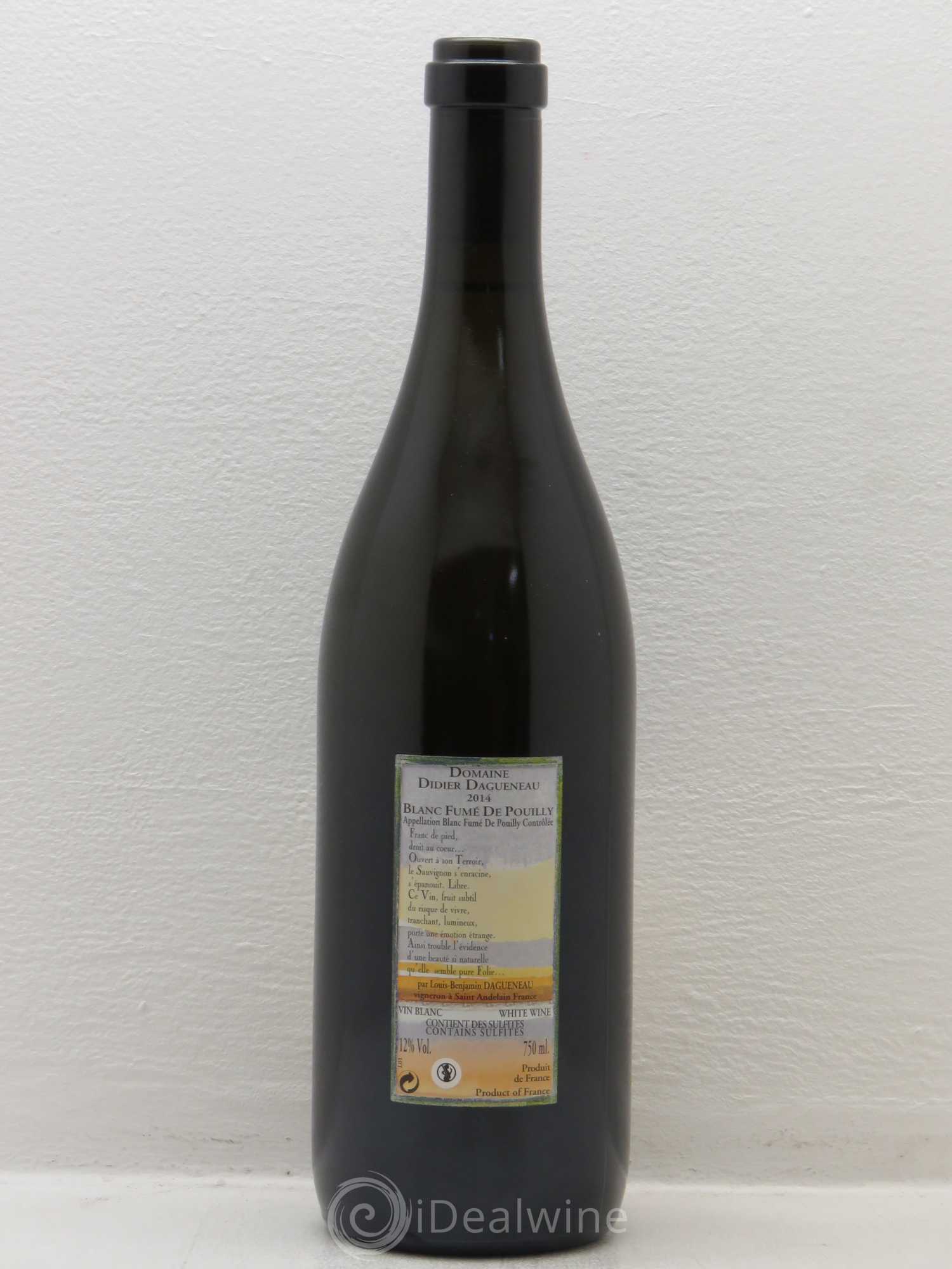 Pouilly-Fumé Astéroïde Dagueneau 2014 - Lot de 1 bouteille - 1