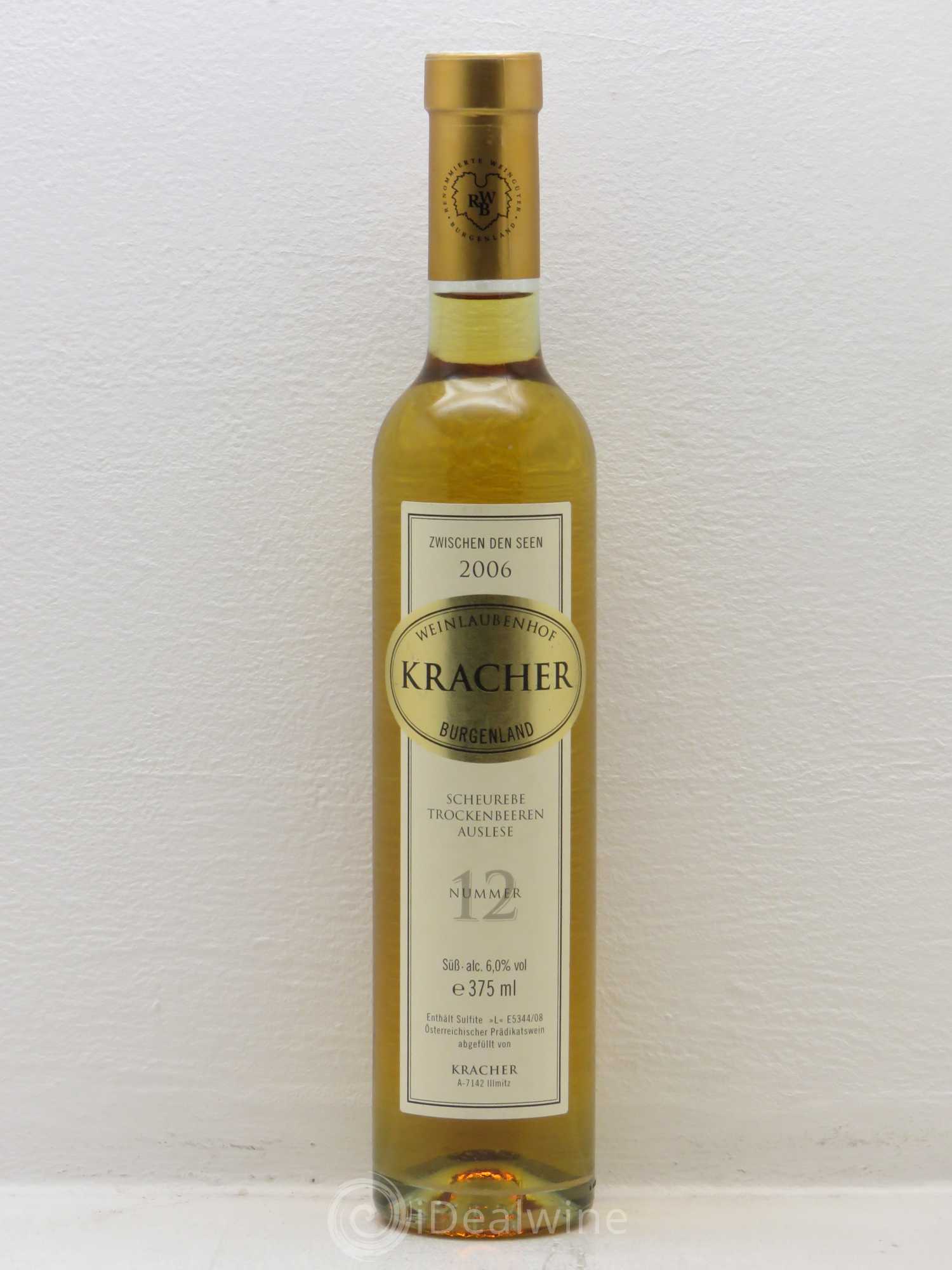 Autriche Kracher Scheurebe TBA n°12 2006 - Posten von 1 Demi-Flasche - 0