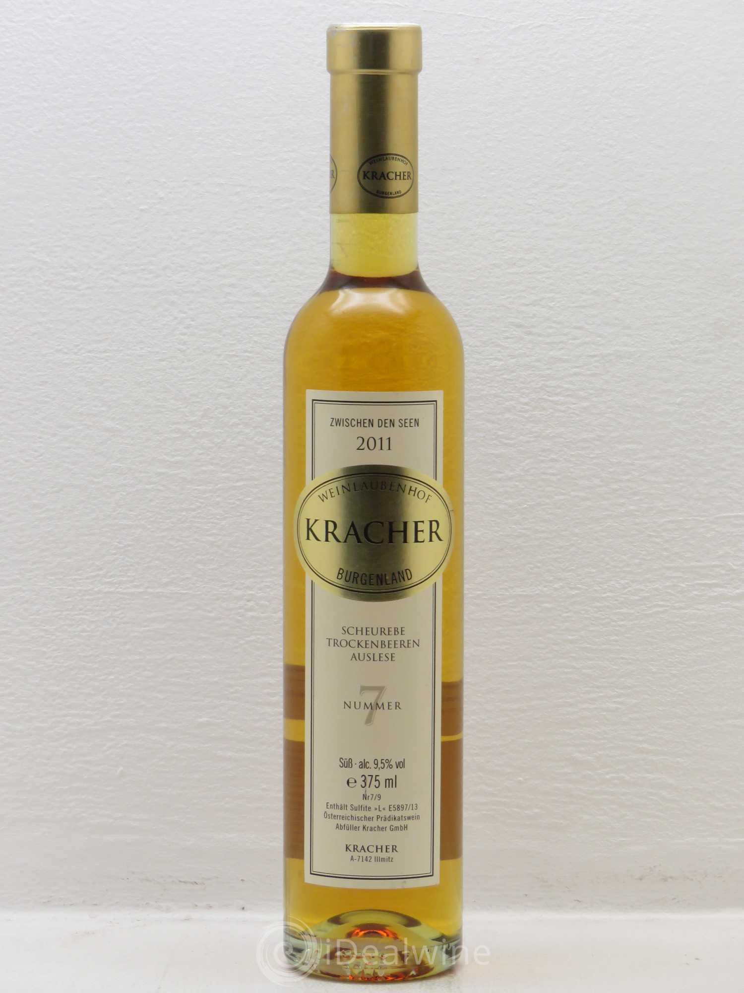 Autriche Kracher Scheurebe TBA n°7 2011 - Posten von 1 Demi-Flasche - 0