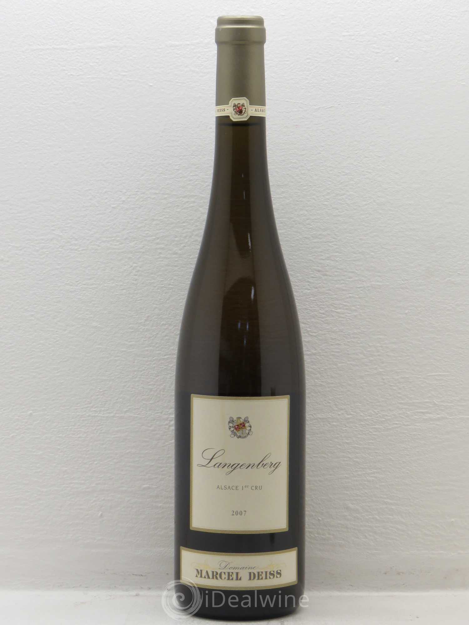 Alsace Langenberg Marcel Deiss (Domaine) 2007 - Lot de 1 bouteille - 0