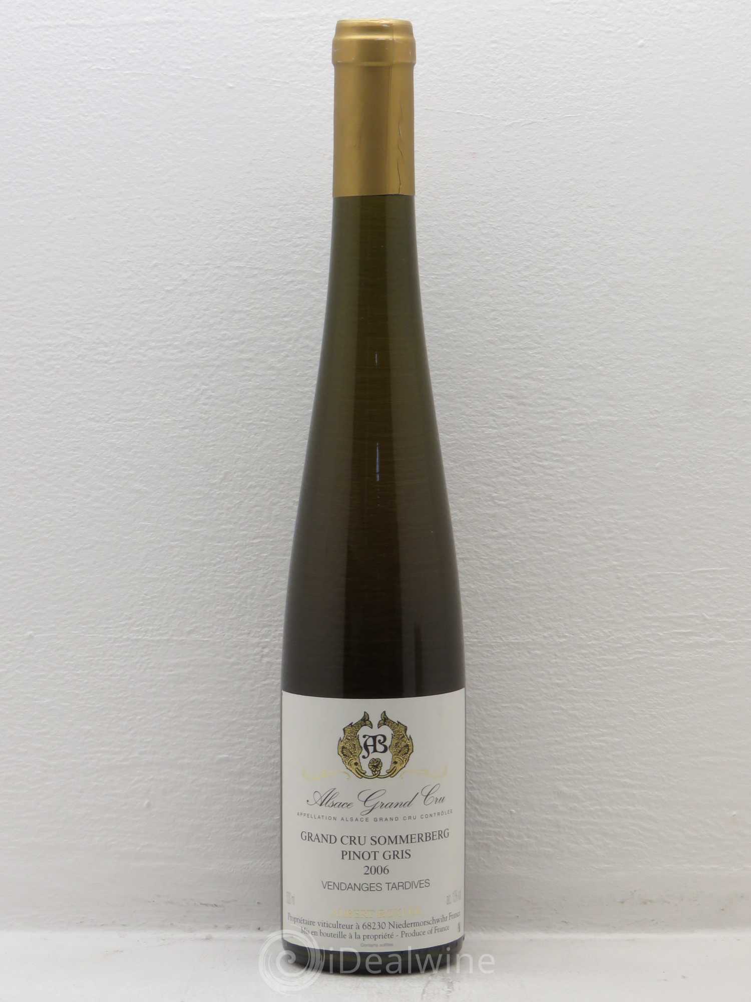 Pinot Gris (Tokay) Vendanges Tardives Sommerberg Boxler 50cl 2006 - Lotto di 1 bottiglia - 0