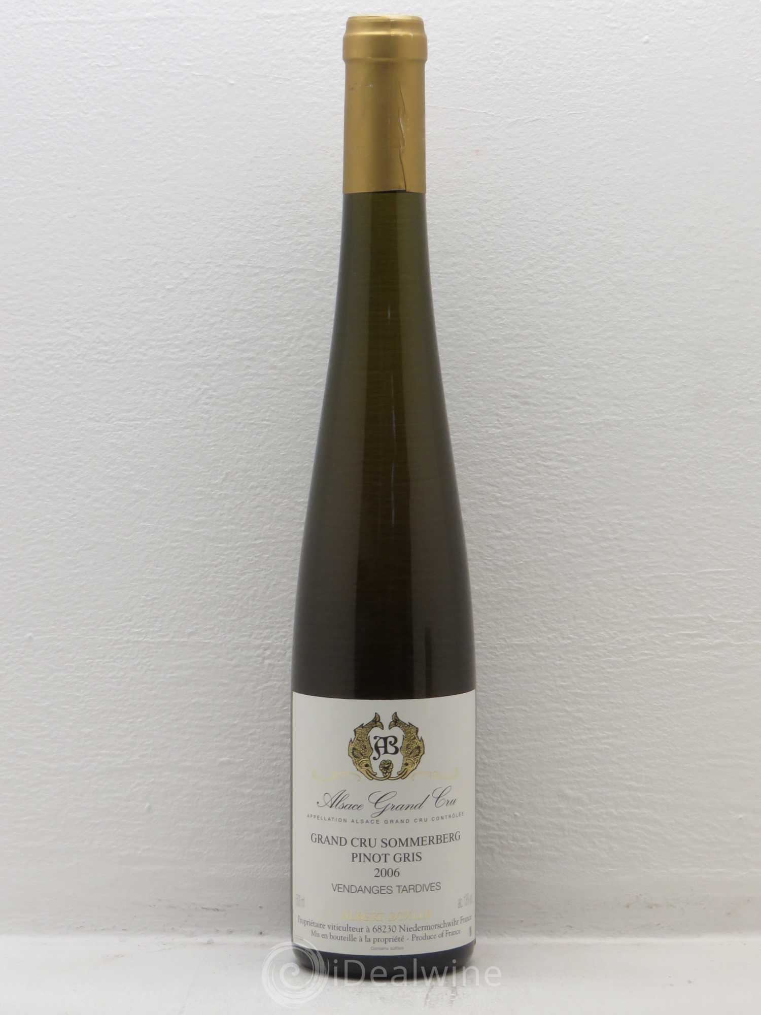 Pinot Gris (Tokay) Vendanges Tardives Sommerberg Boxler 50cl 2006 - Lotto di 1 bottiglia - 0