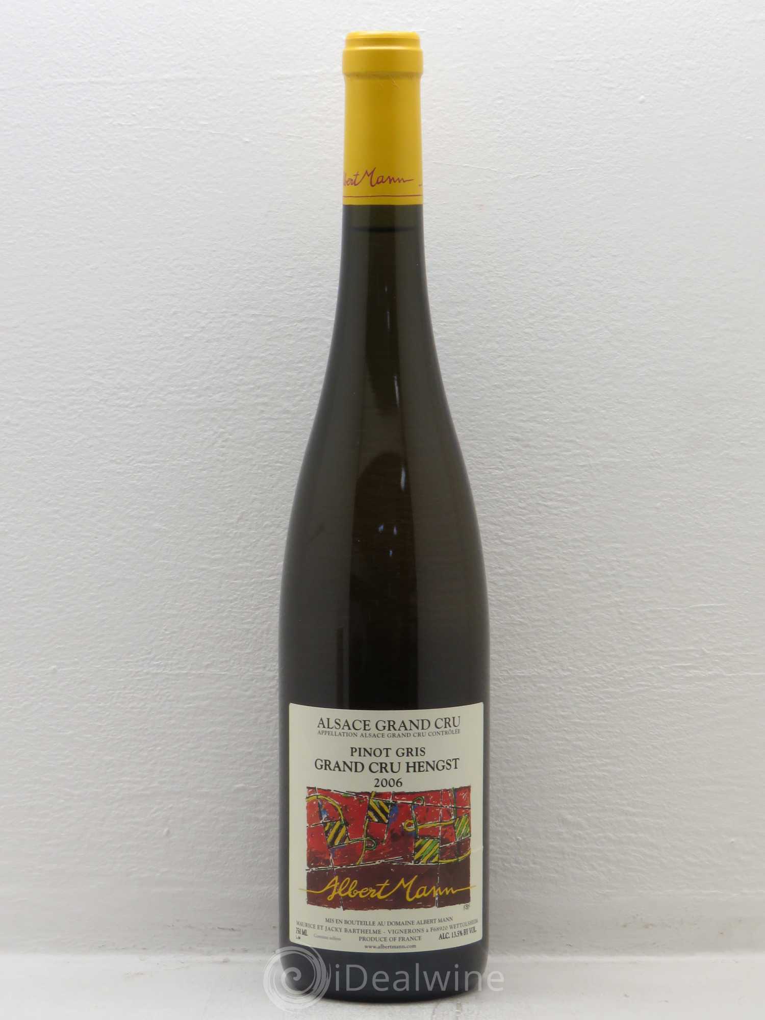 Pinot Gris Hengst A. Mann grand cru 2006 - Posten von 1 Flasche - 0