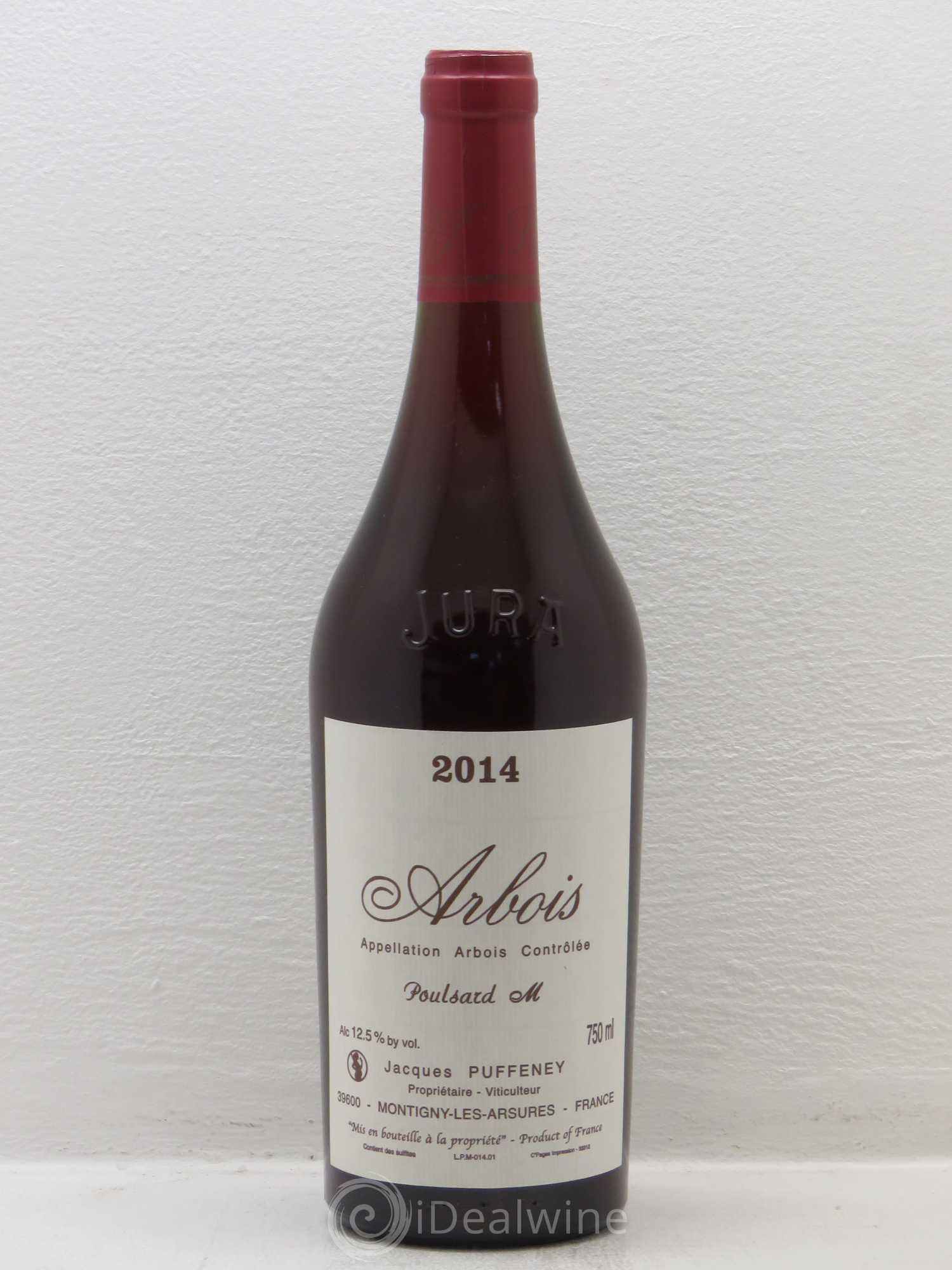 Arbois Poulsard Puffeney (sans prix de resserve) cuvée poulsard m 2014 - Posten von 1 Flasche - 0