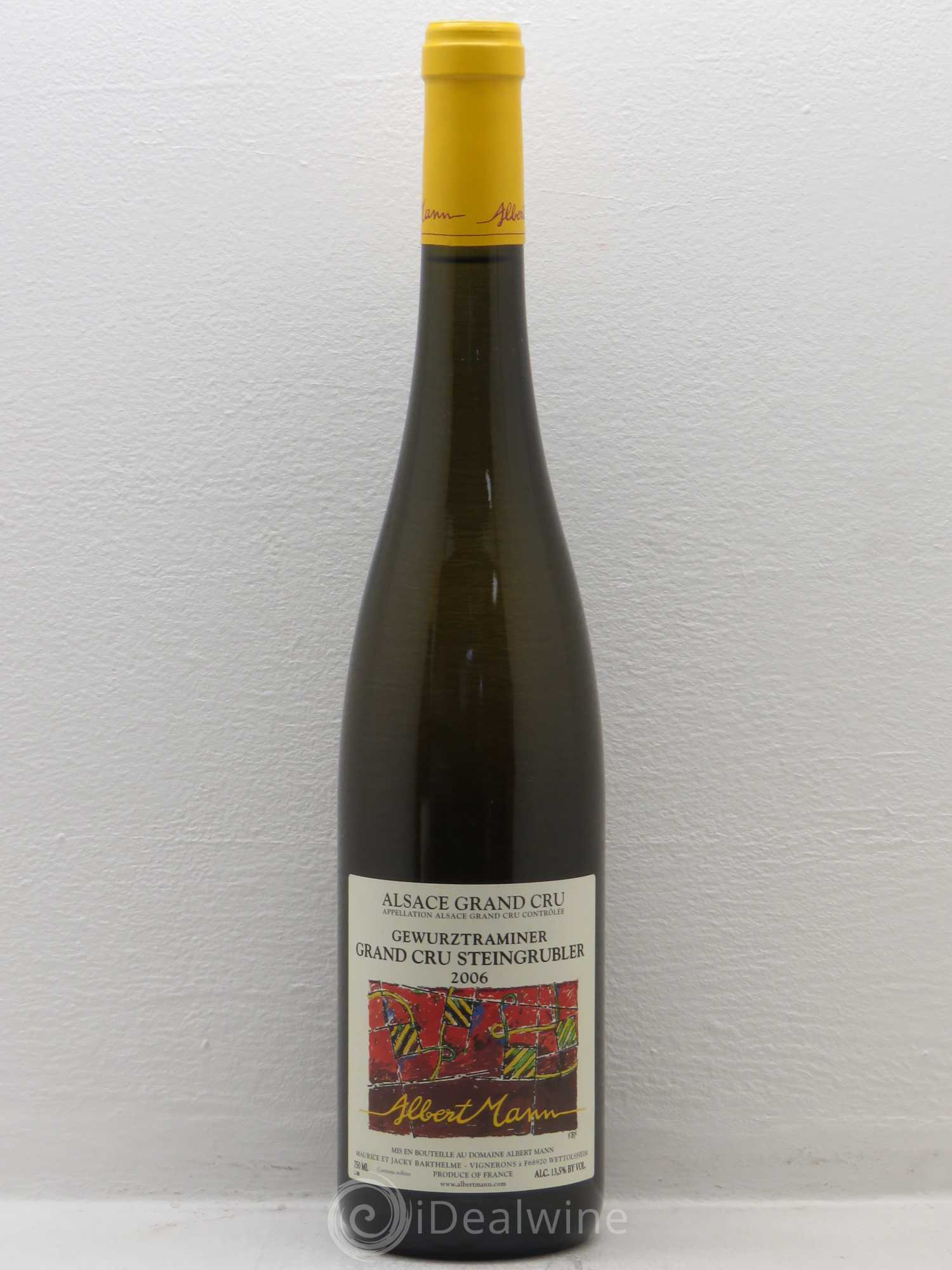 Gewurztraminer Steingrubler A. Mann 2006 - Posten von 1 Flasche - 0