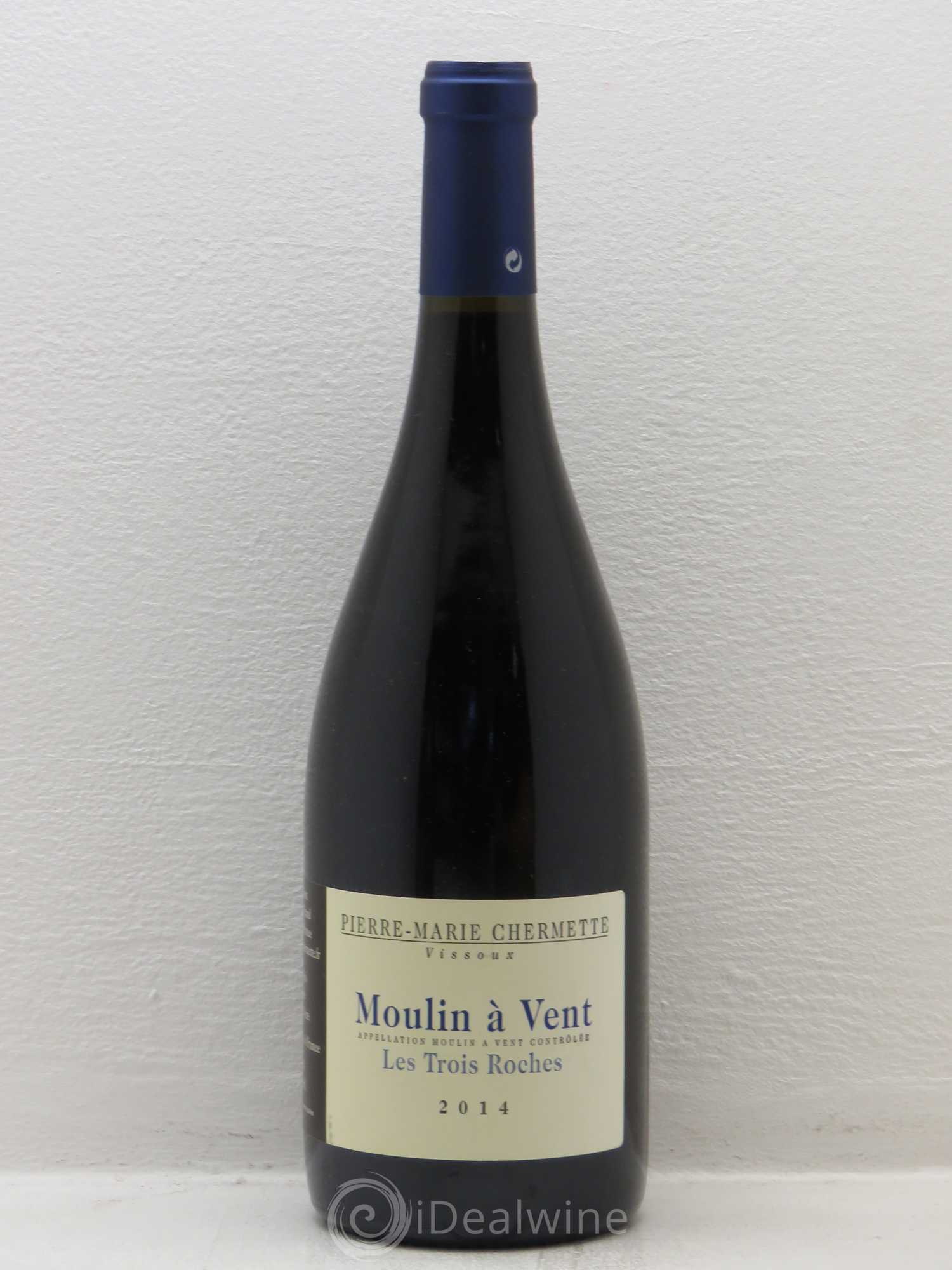 Moulin-à-Vent Les Trois Roches Domaine du Vissoux - P-M. Chermette 2014 - Lot de 1 bouteille - 0