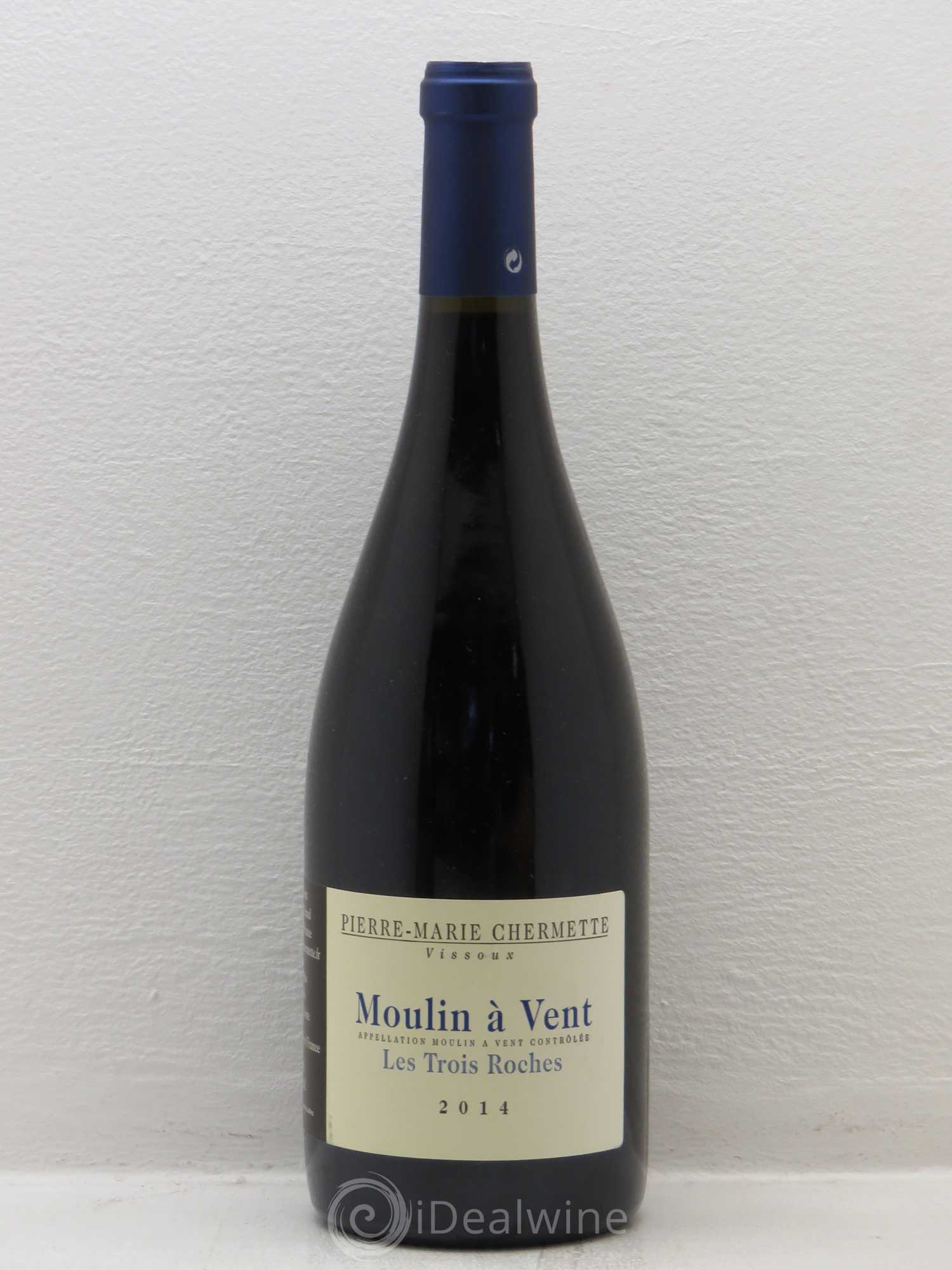 Moulin-à-Vent Les Trois Roches Domaine du Vissoux - P-M. Chermette 2014 - Lot de 1 bouteille - 0