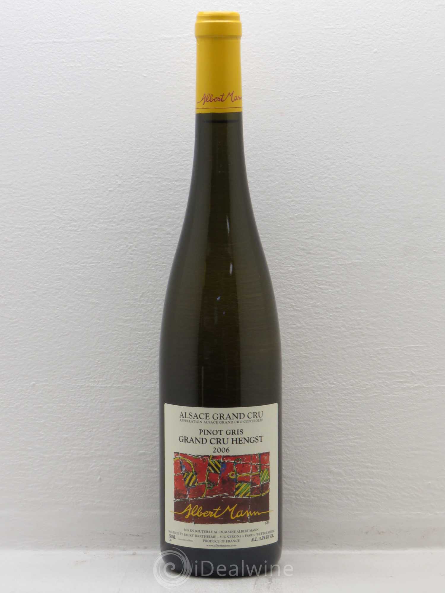 Pinot Gris Hengst A. Mann 2006 - Posten von 1 Flasche - 0