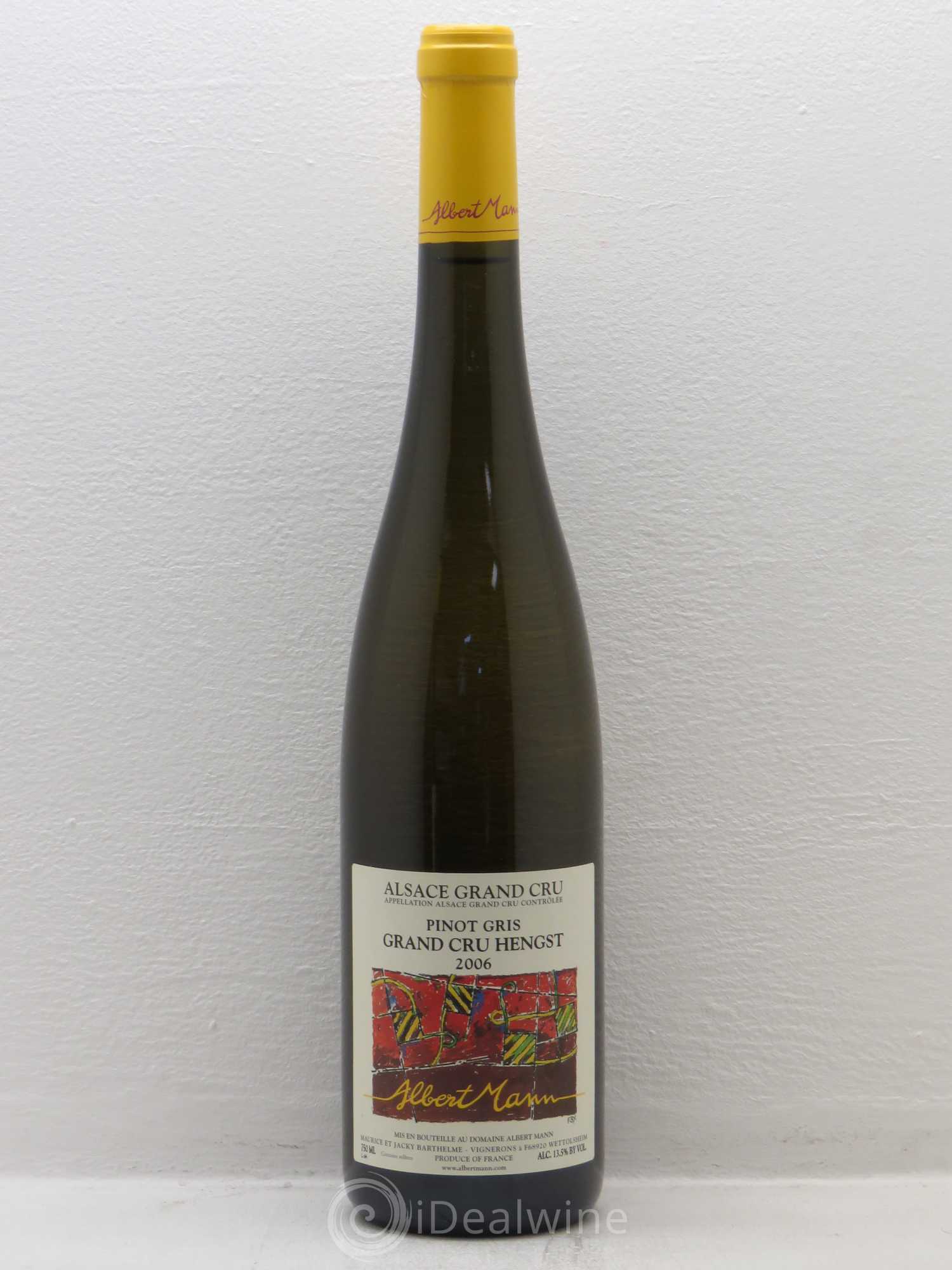 Pinot Gris Hengst A. Mann 2006 - Posten von 1 Flasche - 0