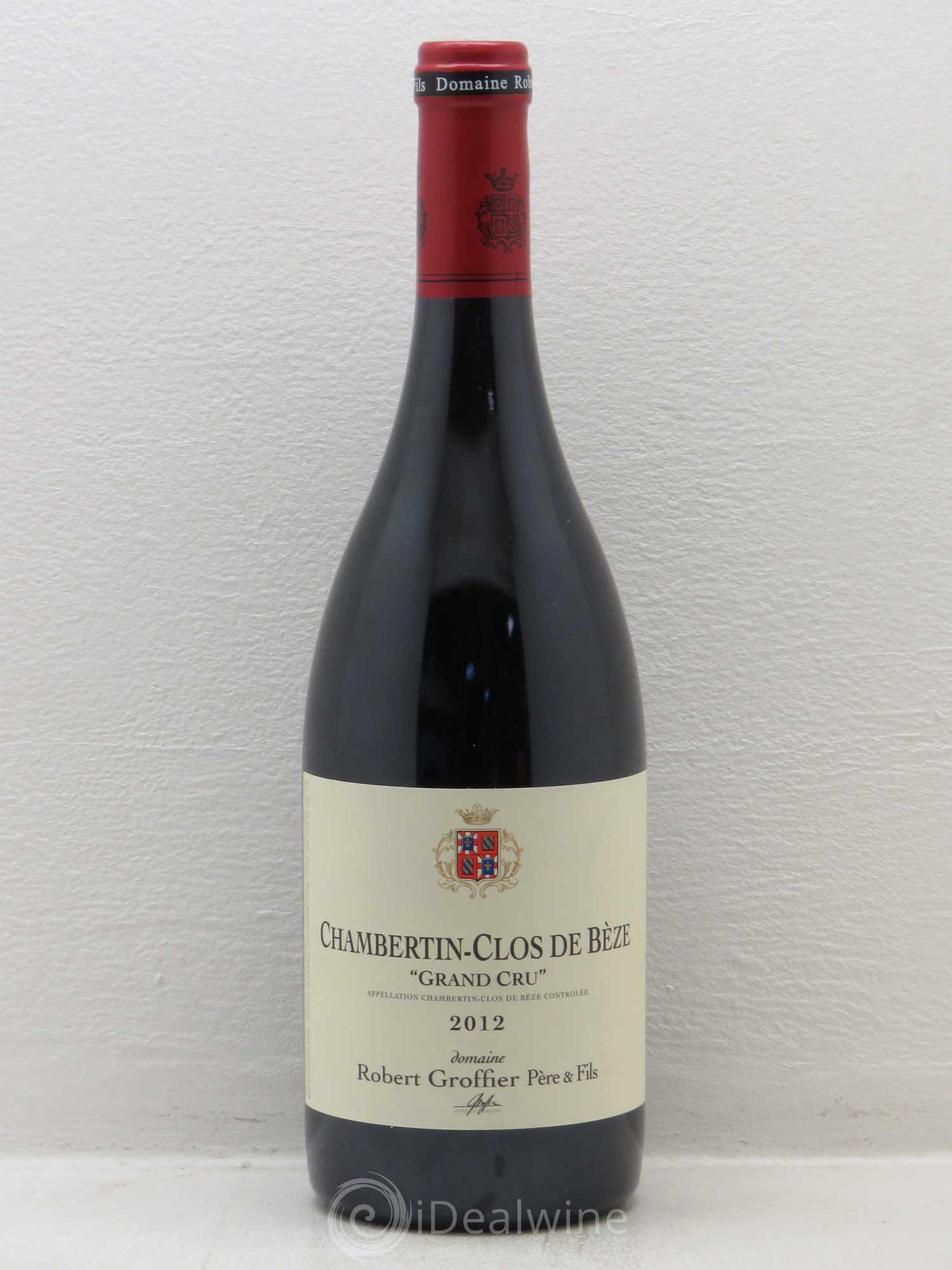 Chambertin Clos de Bèze Grand Cru Robert Groffier Père & Fils (Domaine) 2012 - Lot de 1 bouteille - 0