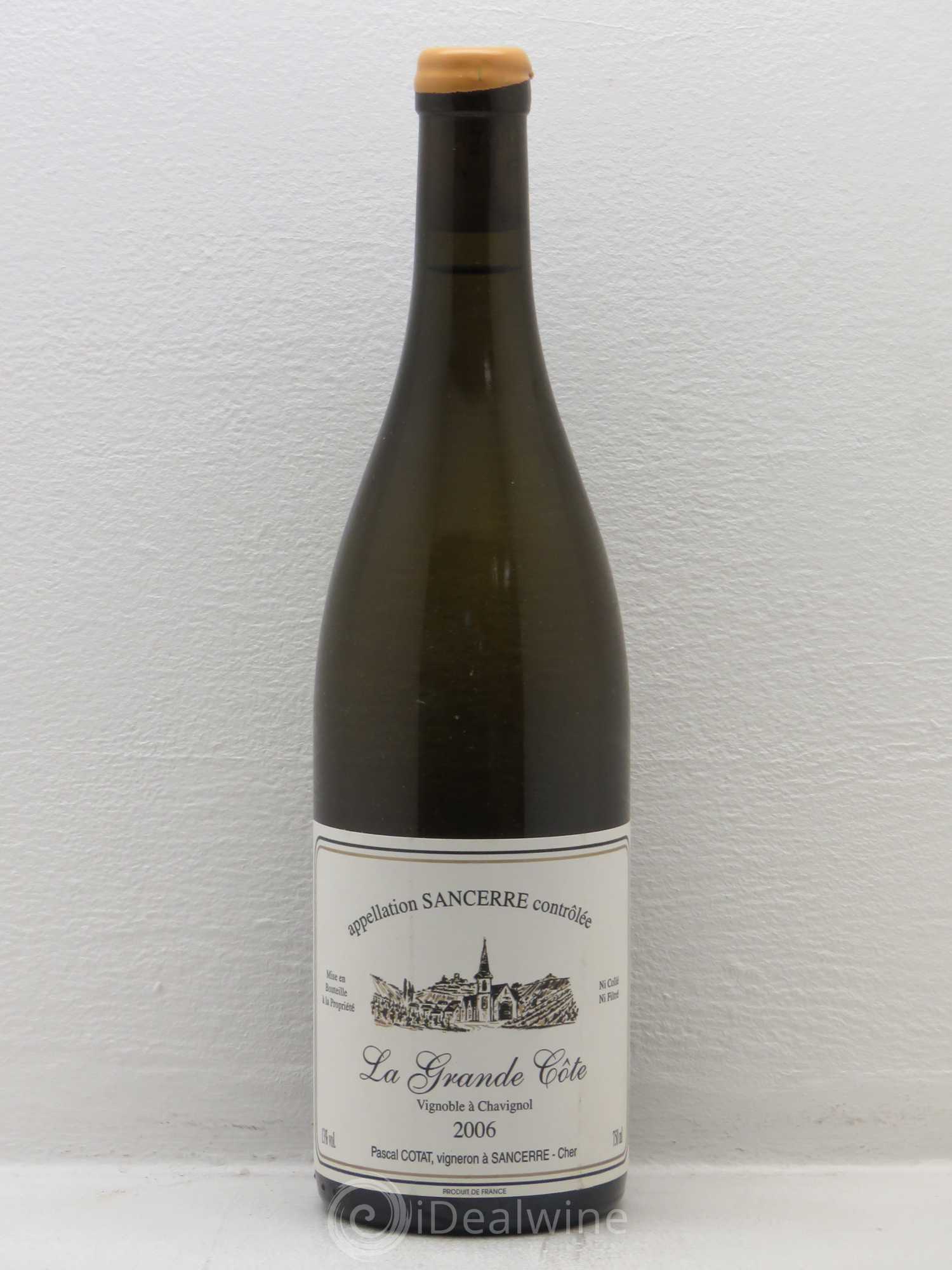 Sancerre La Grande Côte Pascal Cotat 2006 - Posten von 1 Flasche - 0