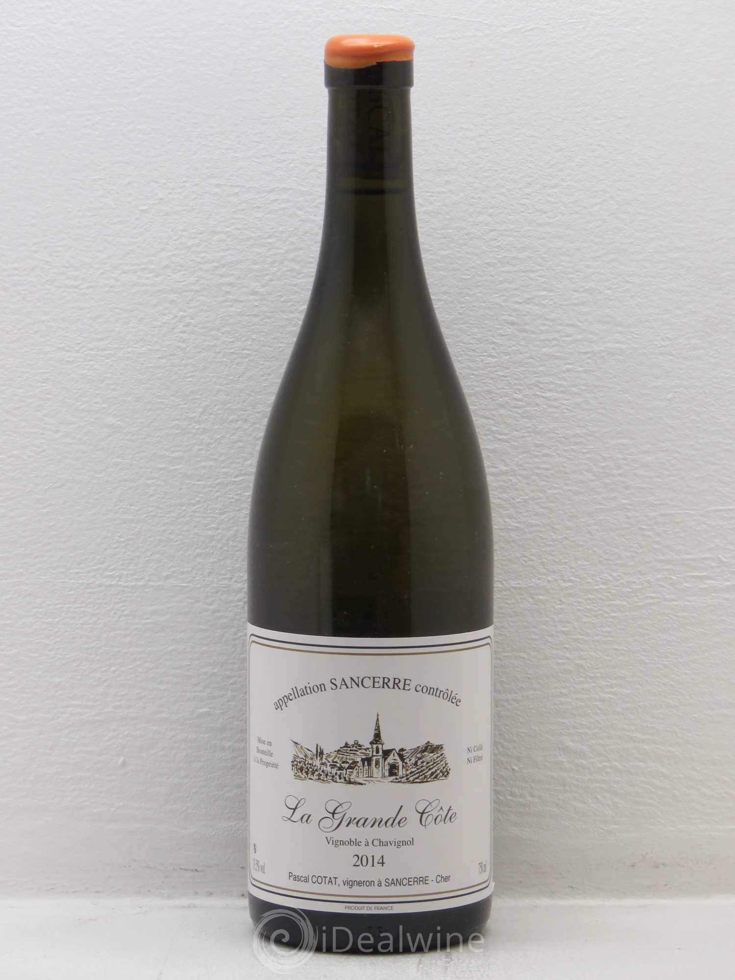 Sancerre La Grande Côte Pascal Cotat 2014 - Posten von 1 Flasche - 0