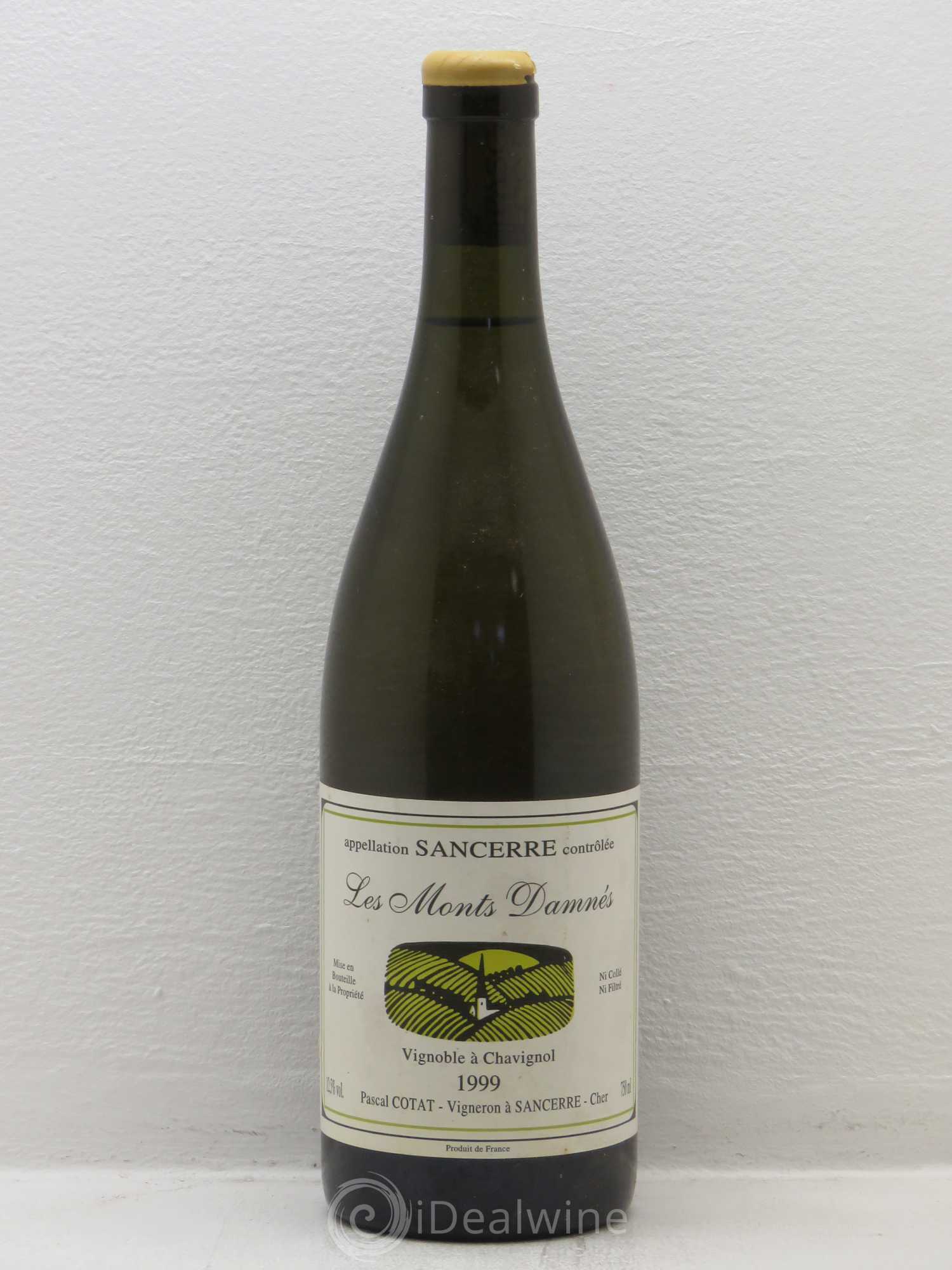 Sancerre Les Monts Damnés Pascal Cotat 1999 - Posten von 1 Flasche - 0