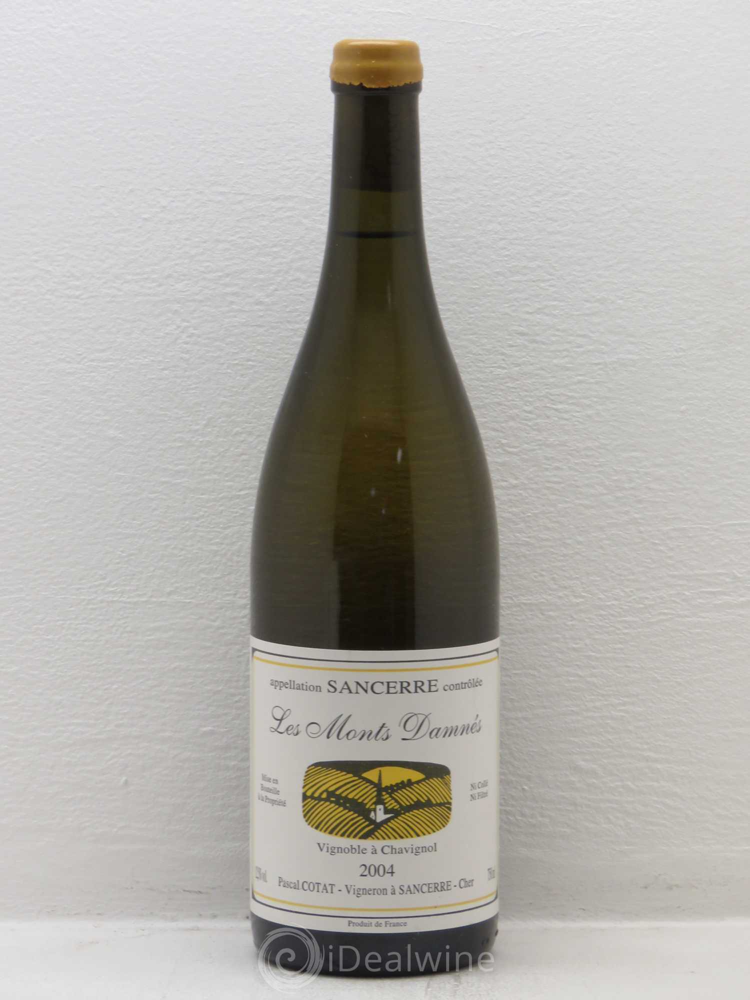 Sancerre Les Monts damnés Pascal Cotat 2004 - Posten von 1 Flasche - 0