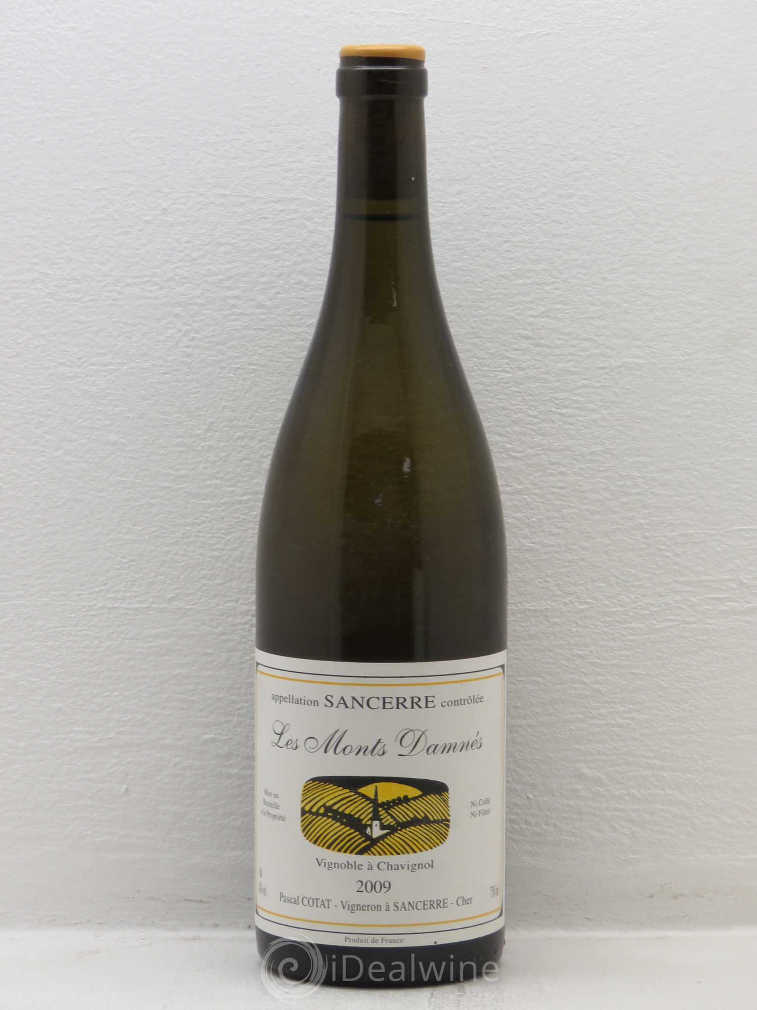 Sancerre Les Monts damnés Pascal Cotat 2009 - Posten von 1 Flasche - 0