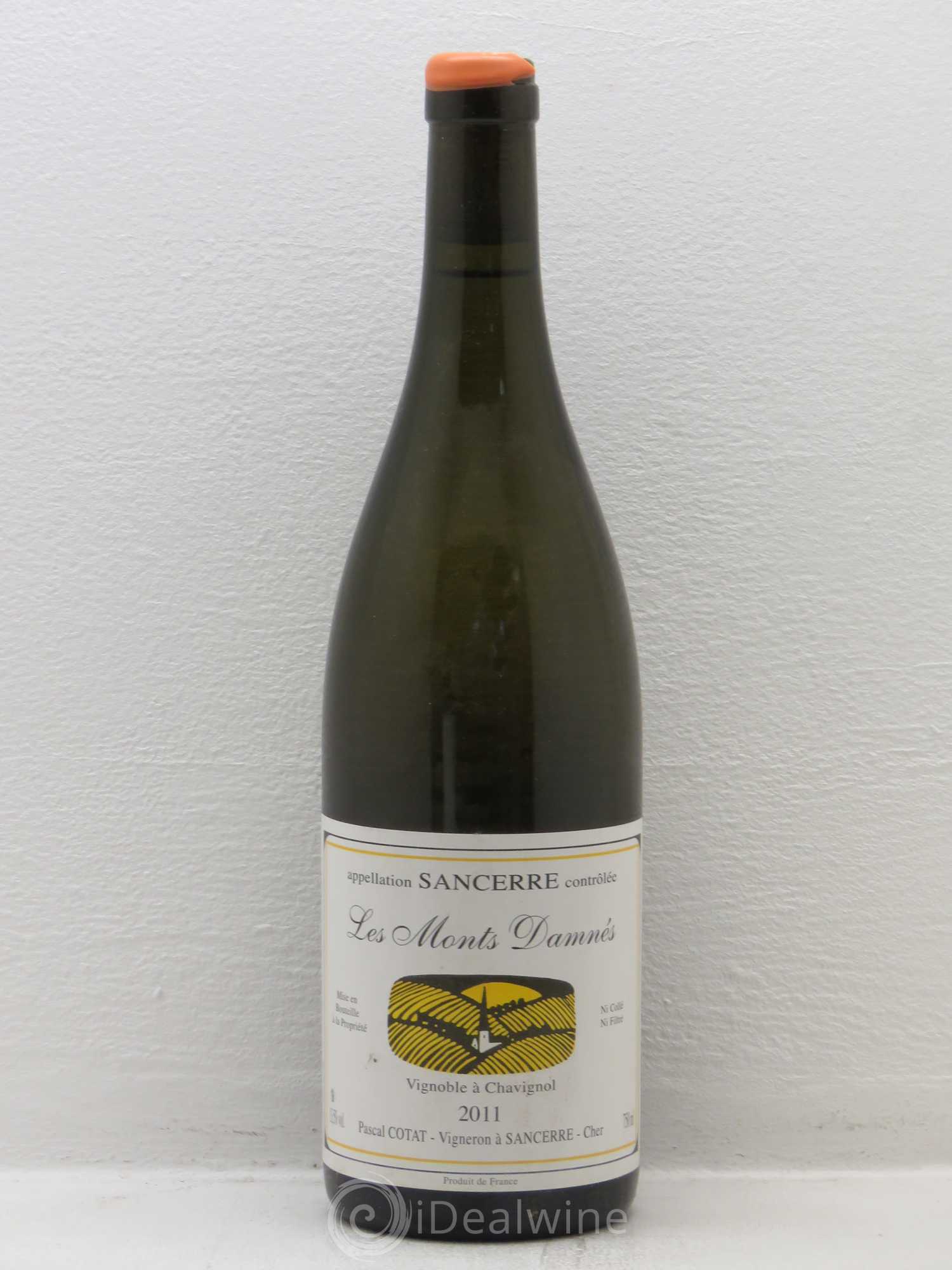 Sancerre Les Monts damnés Pascal Cotat 2011 - Posten von 1 Flasche - 0