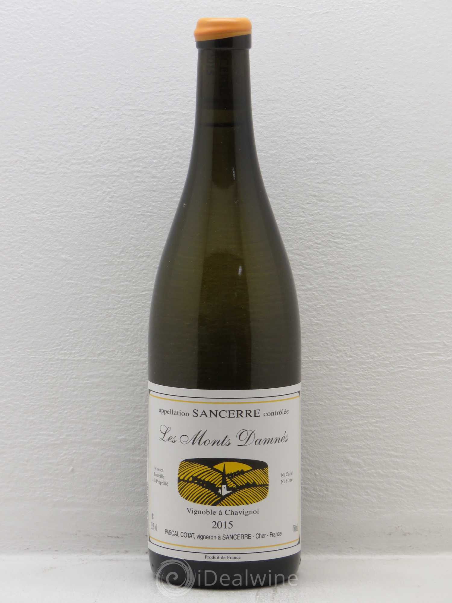 Sancerre Les Monts damnés Pascal Cotat 2015 - Posten von 1 Flasche - 0