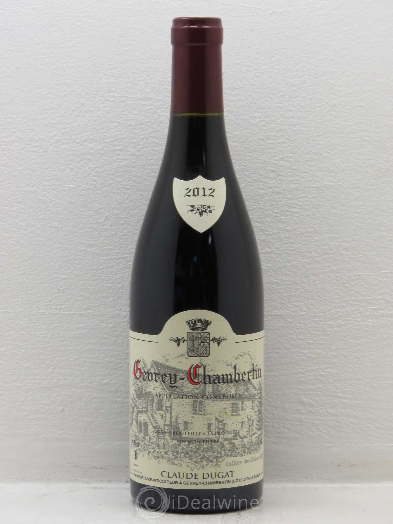 Gevrey-Chambertin Claude Dugat 2012 - Lot de 1 bouteille - 0