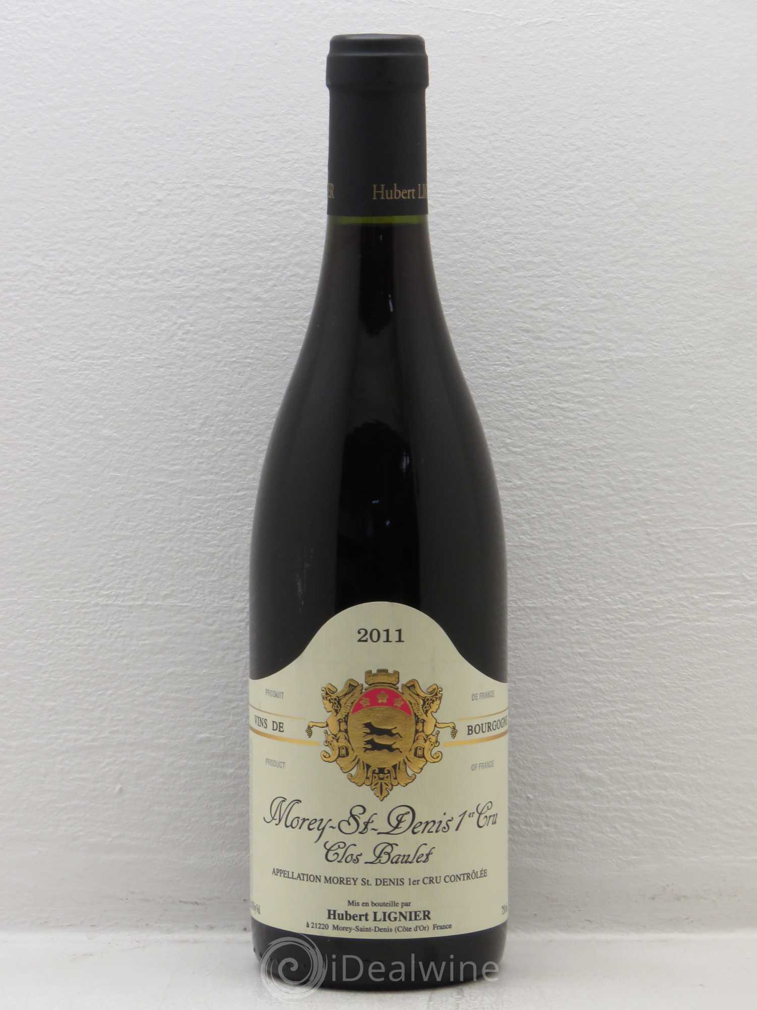 Morey-Saint-Denis 1er Cru Clos Baulet Lignier 2011 - Lot de 1 bouteille - 0