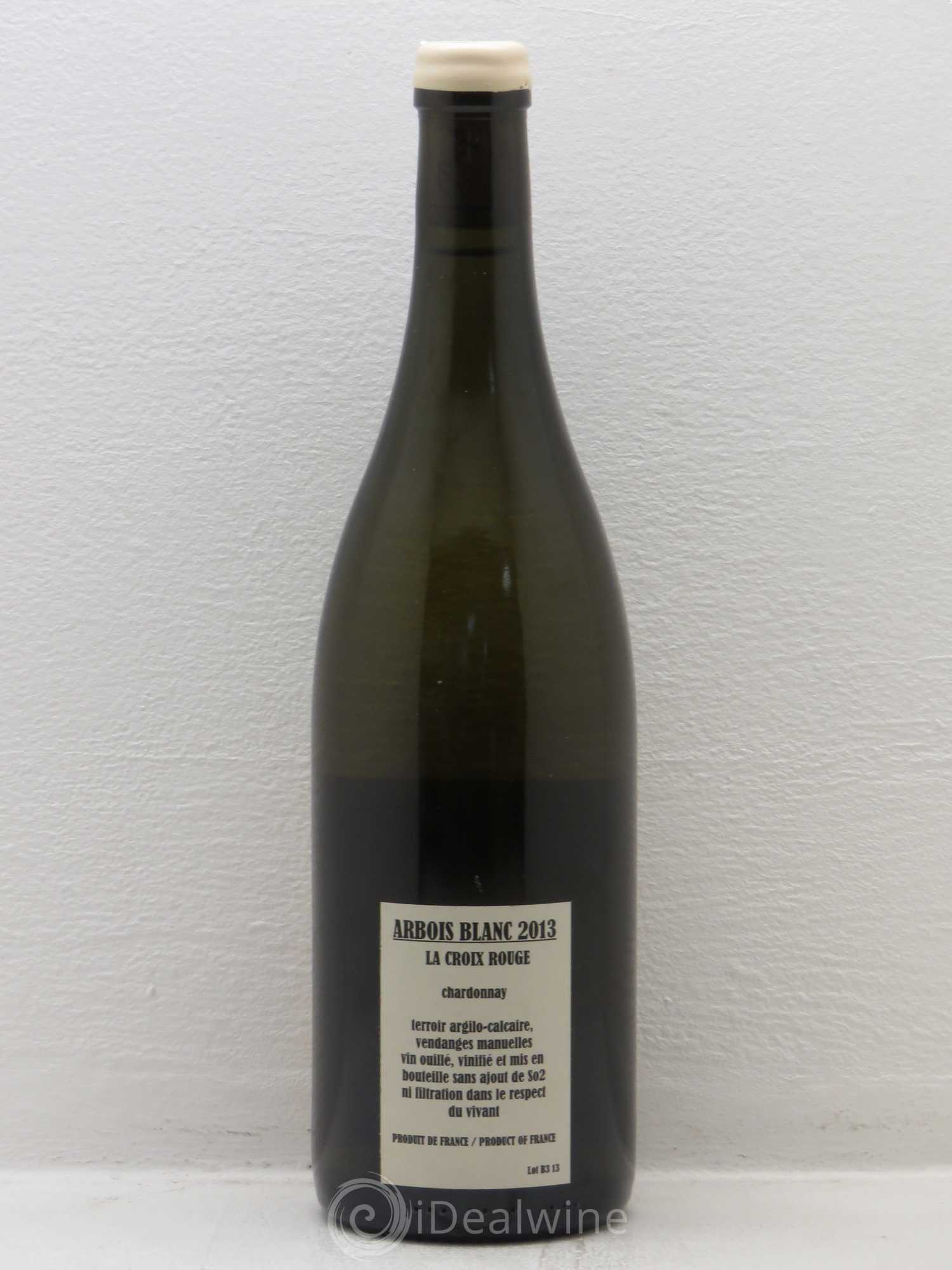 Arbois Adeline Houillon Renaud Bruyere La Croix Rouge 2013 - Posten von 1 Flasche - 1