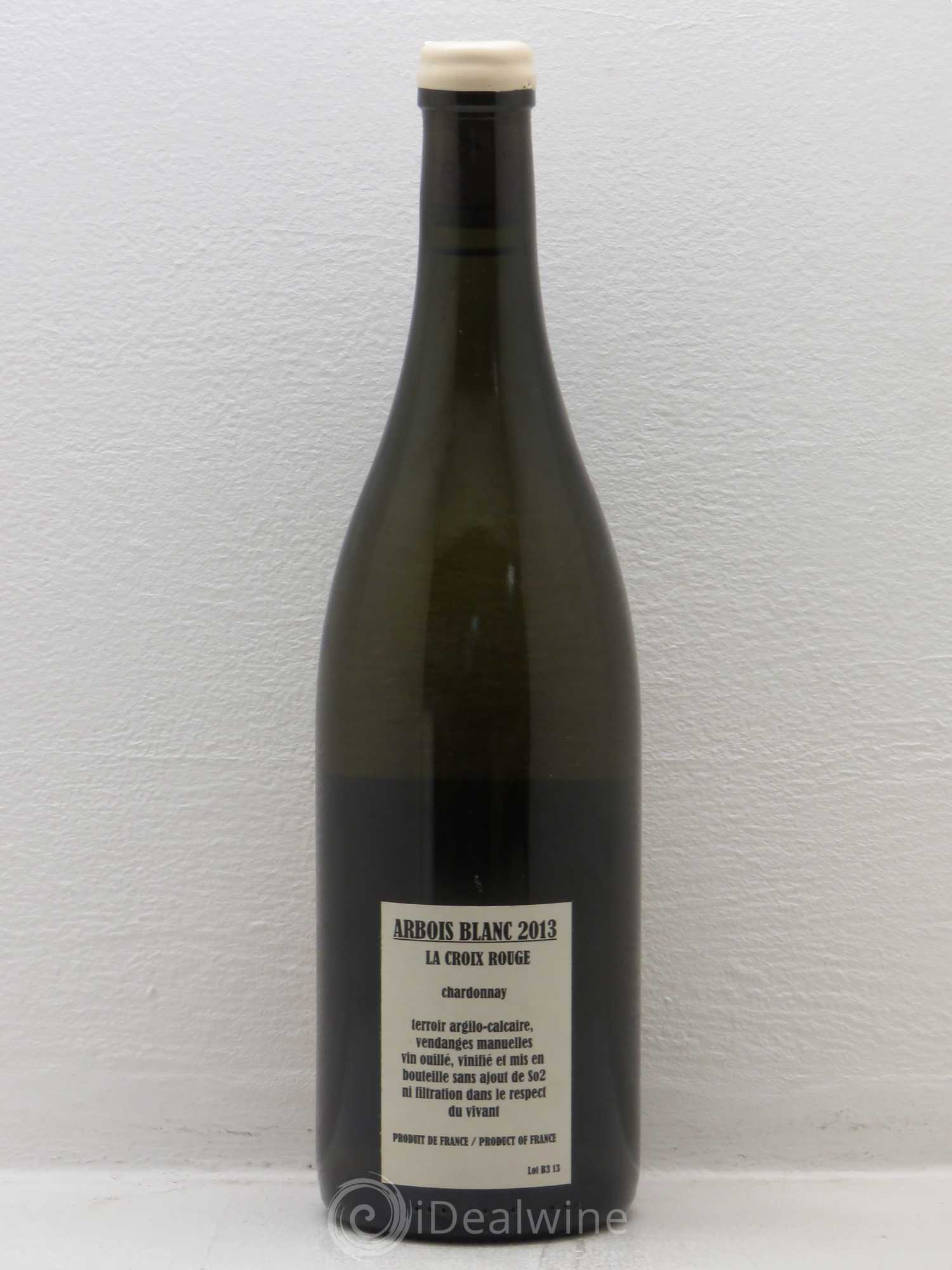 Arbois Adeline Houillon Renaud Bruyere La Croix Rouge 2013 - Posten von 1 Flasche - 1