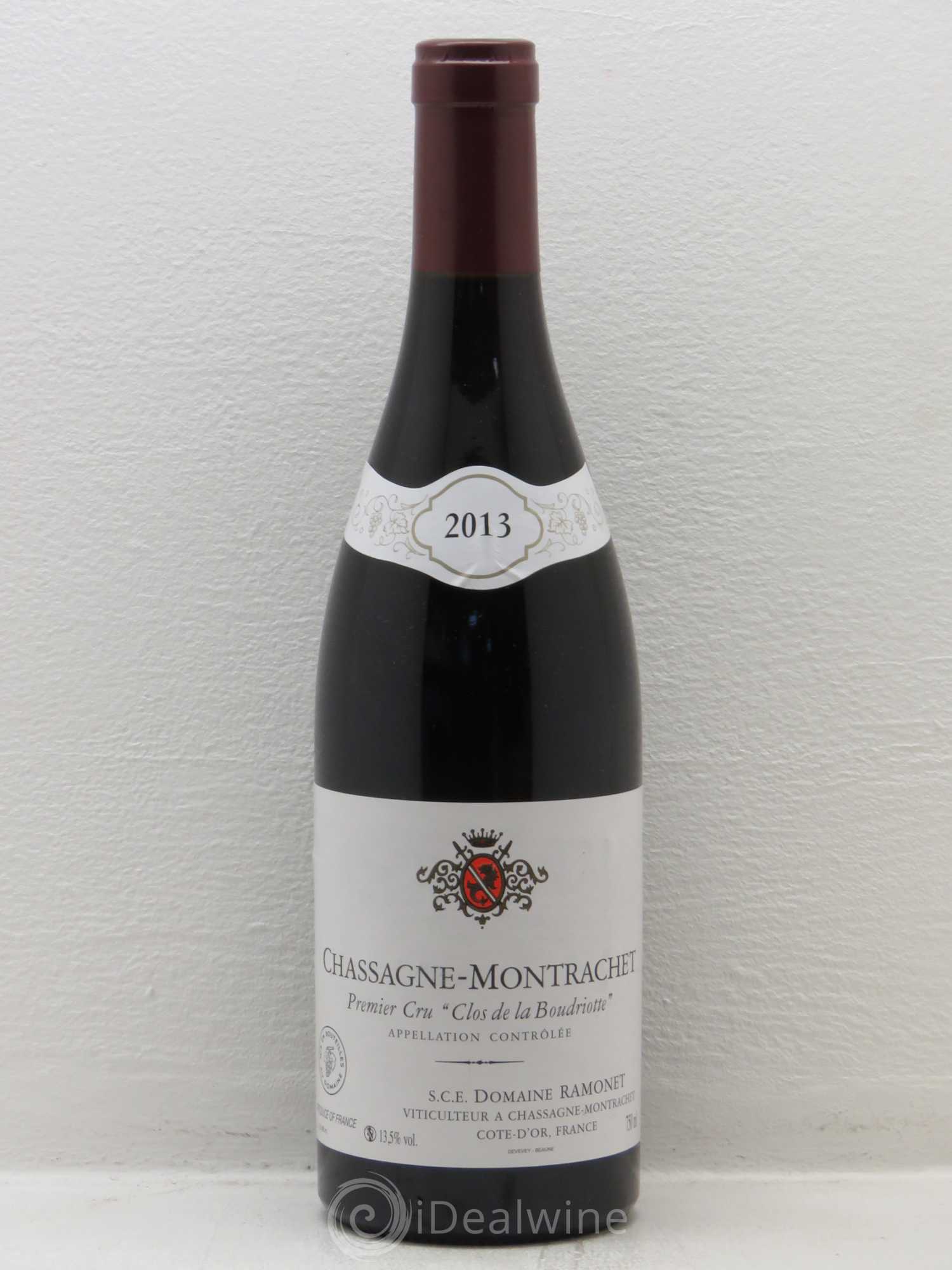 Chassagne-Montrachet 1er Cru Clos de la Boudriotte Ramonet (Domaine) 2013 - Lot de 1 bouteille - 0