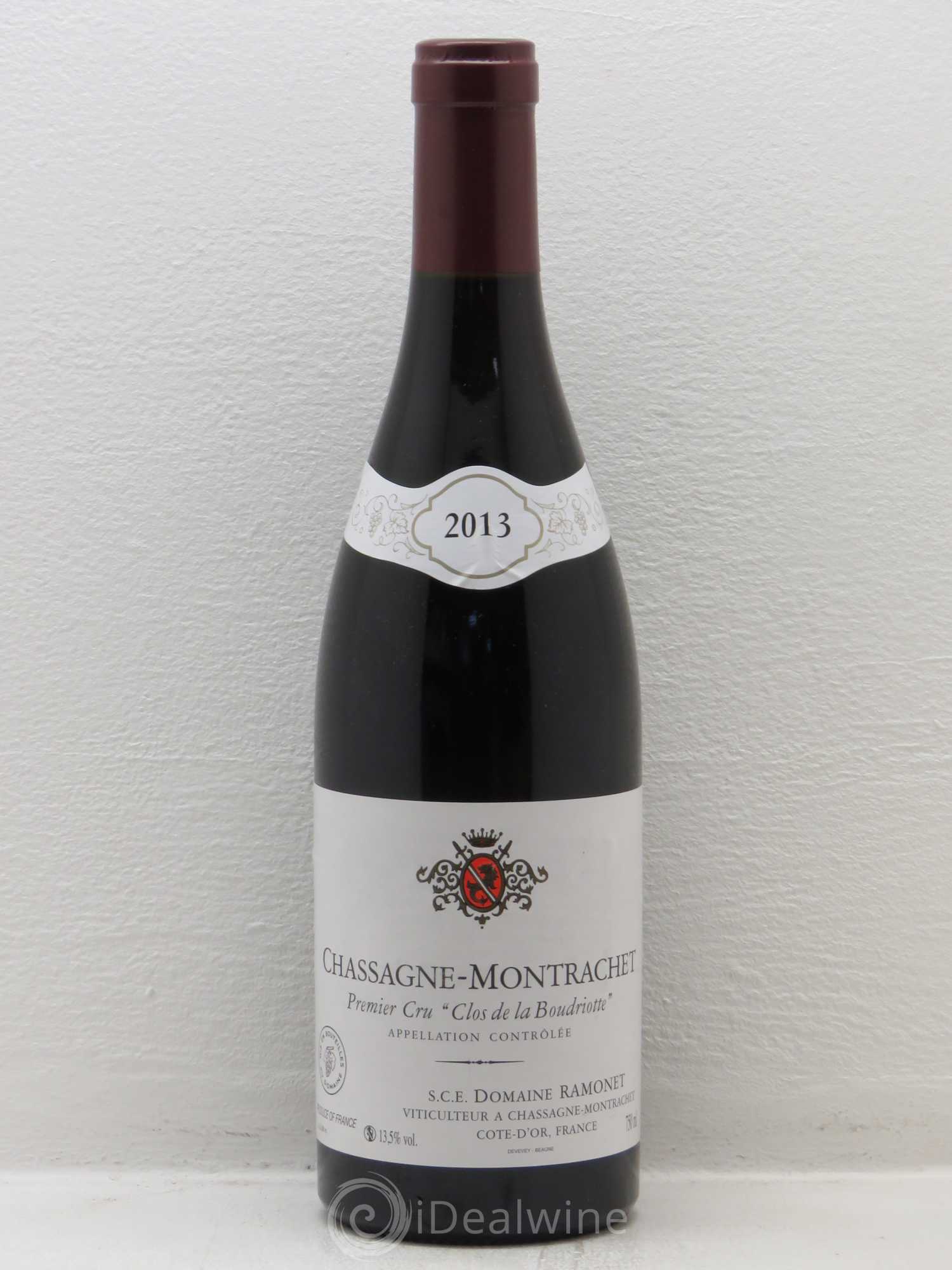 Chassagne-Montrachet 1er Cru Clos de la Boudriotte Ramonet (Domaine) 2013 - Lot de 1 bouteille - 0