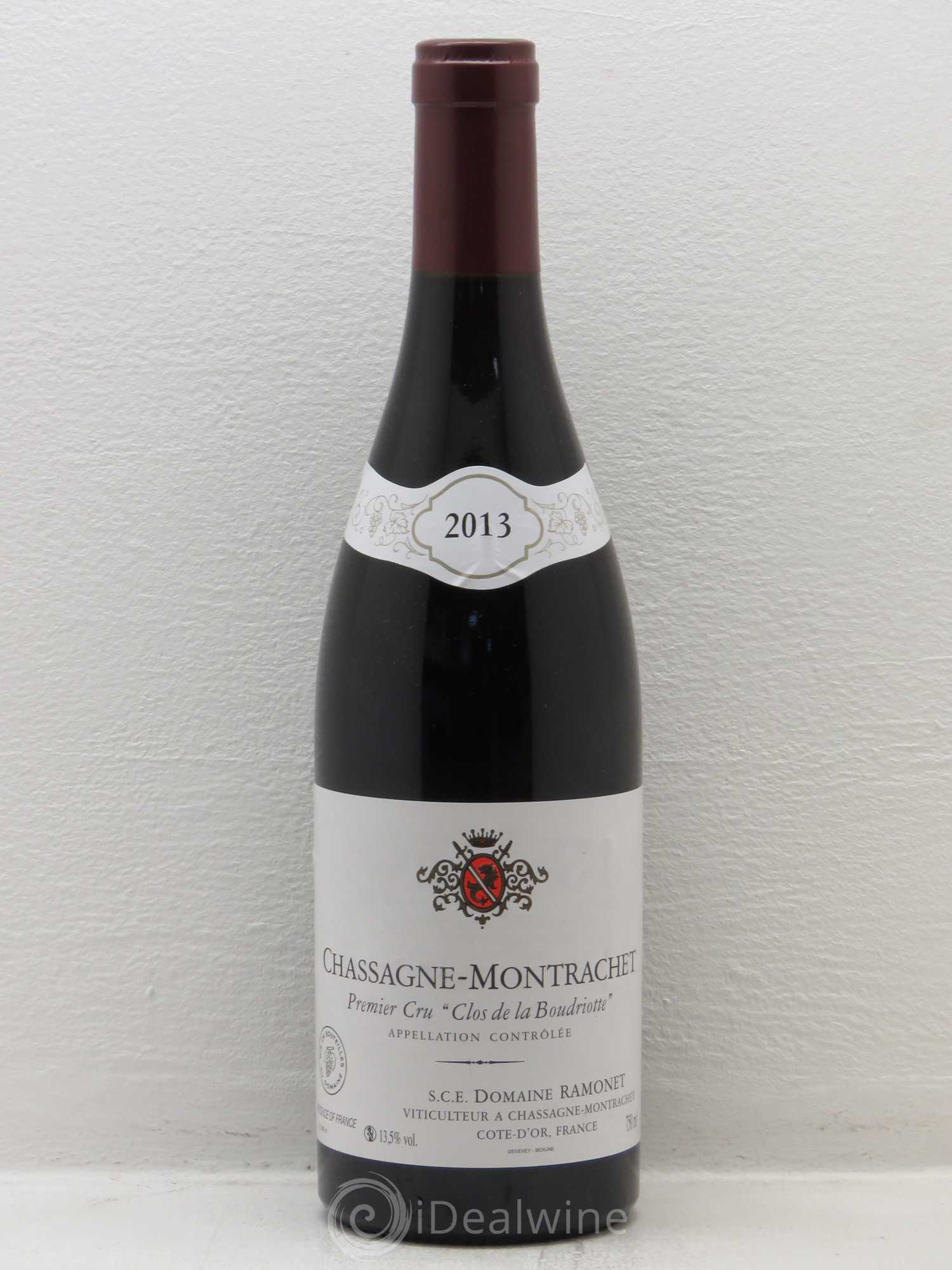 Chassagne-Montrachet 1er Cru Clos de la Boudriotte Ramonet (Domaine) 2013 - Lot de 1 bouteille - 0