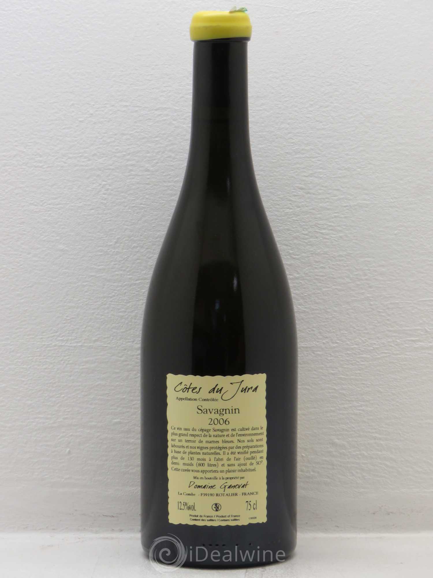 Côtes du Jura Les Vignes de mon Père Jean-François Ganevat (Domaine) 2006 - Lot de 1 bouteille - 1