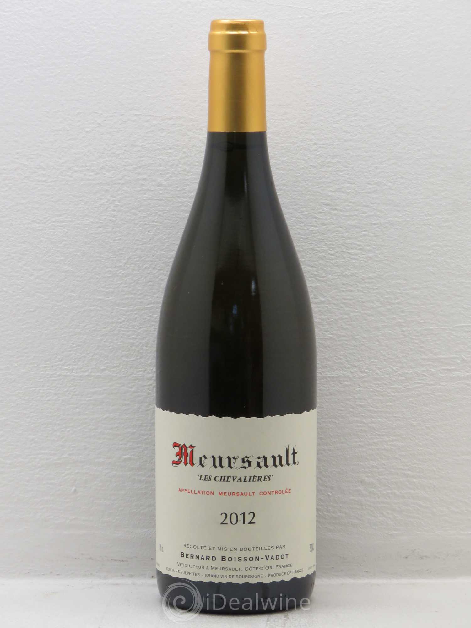 Meursault Les Chevalieres Boisson-Vadot 2012 - Posten von 1 Flasche - 0
