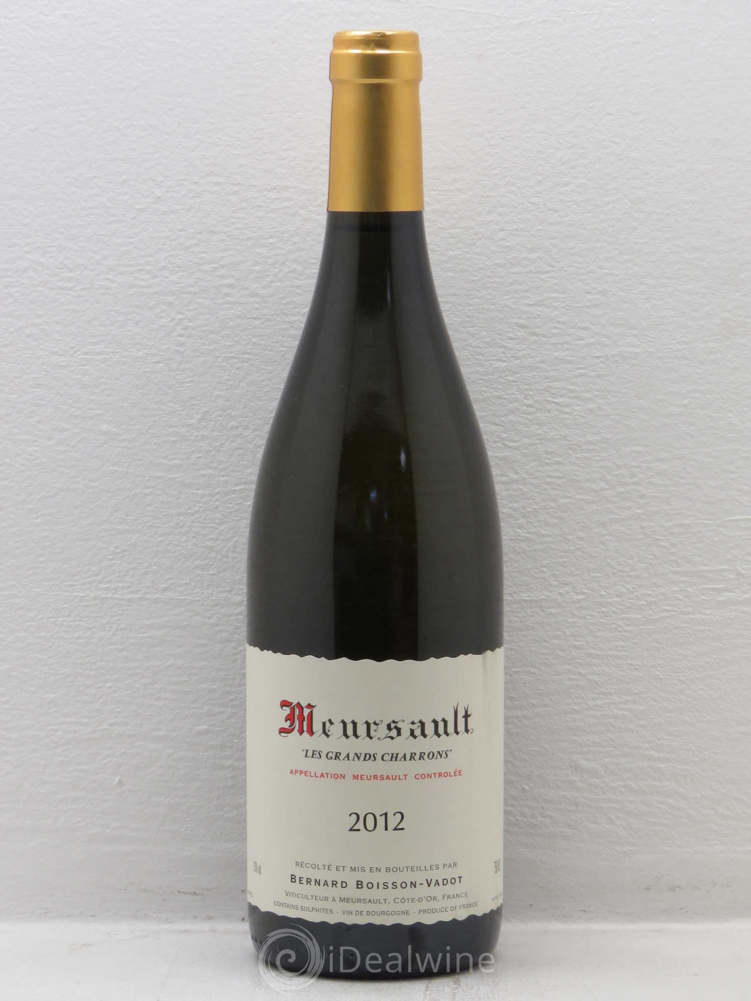Meursault Les Grands Charrons Boisson-Vadot 2012 - Posten von 1 Flasche - 0