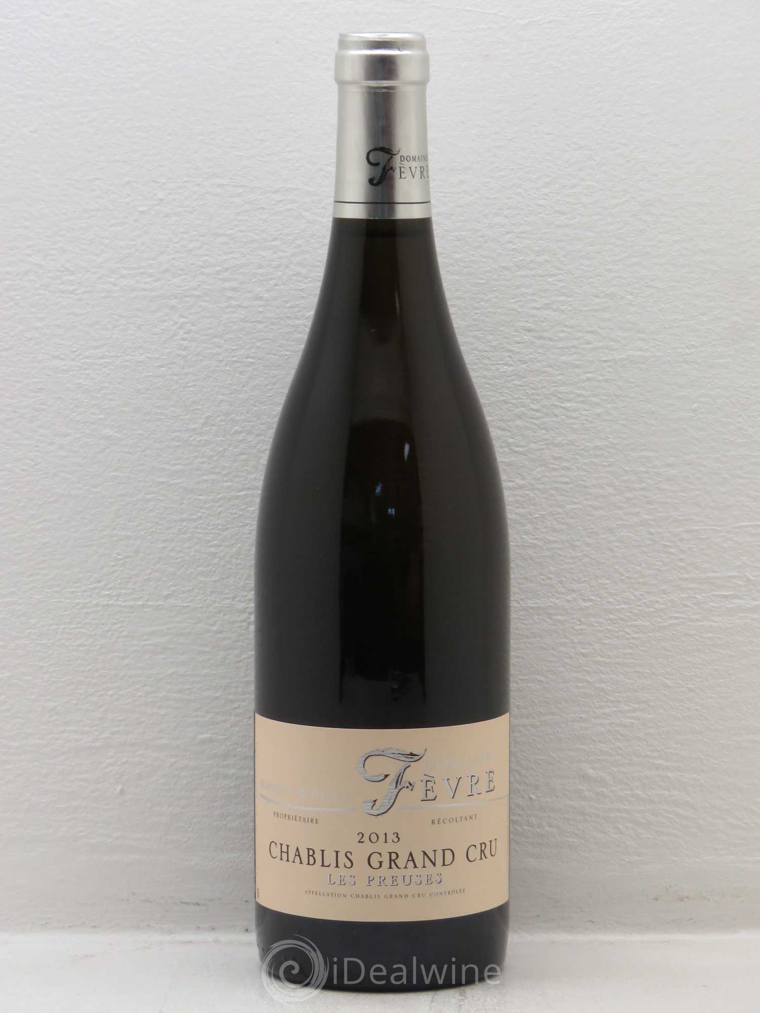 Chablis Grand Cru Les Preuses Nathalie et Gilles Fevre 2013 - Posten von 1 Flasche - 0